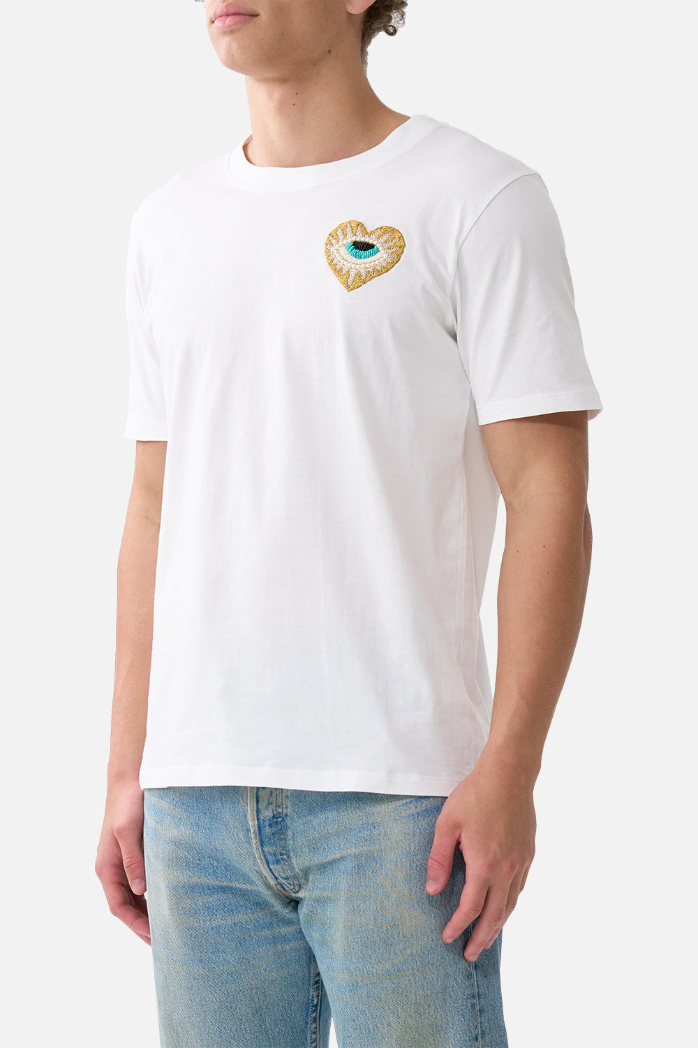 RELAXED HEAVYWEIGHT CREW NECK TEE AMULETS AND ALCHEMY