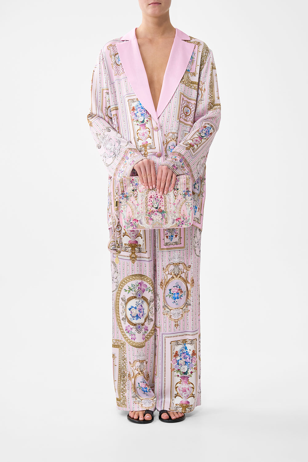 SCARF CLUTCH PALATIAL PASTELS