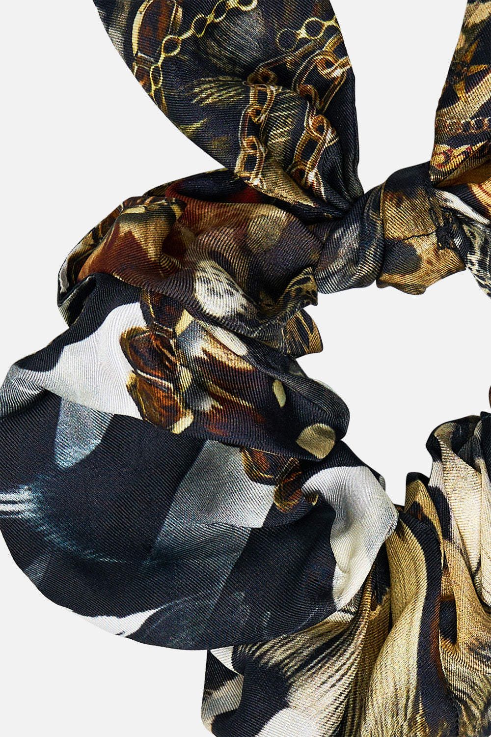 SCRUNCHIE WITH TIE FELINE FOLKLORE