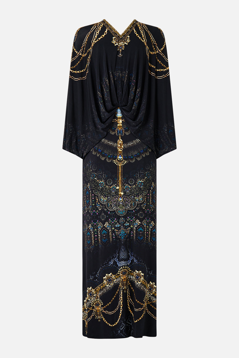 TUCK FRONT JERSEY DRESS SONG OF THE SOLSTICE