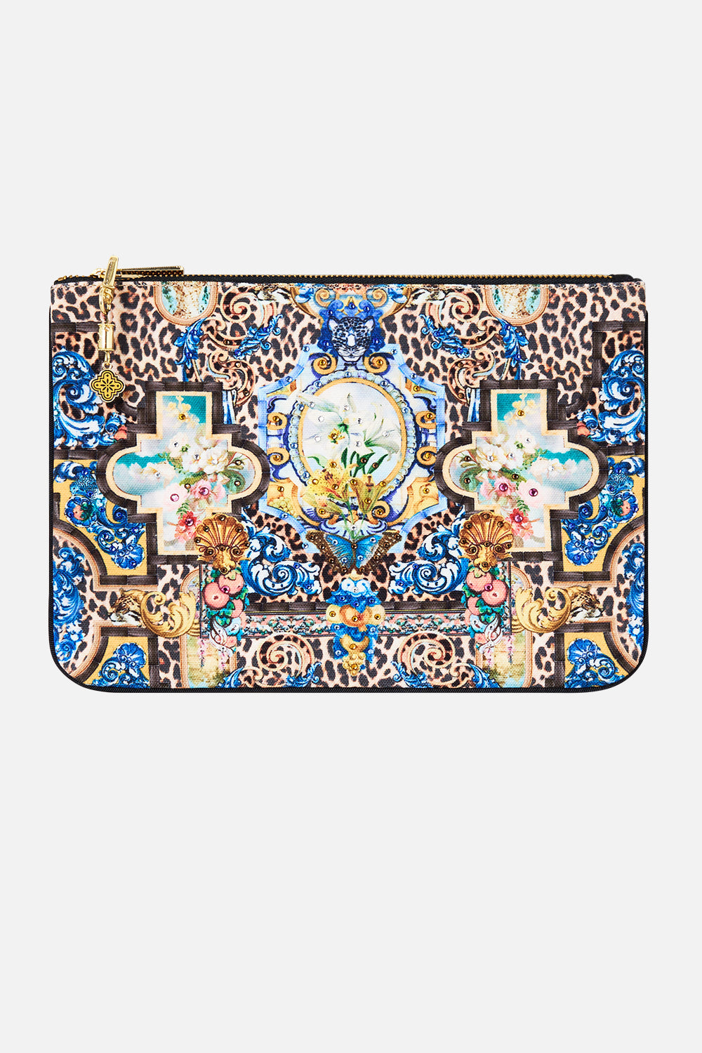 SMALL CANVAS CLUTCH SEVILLIAN STYLE