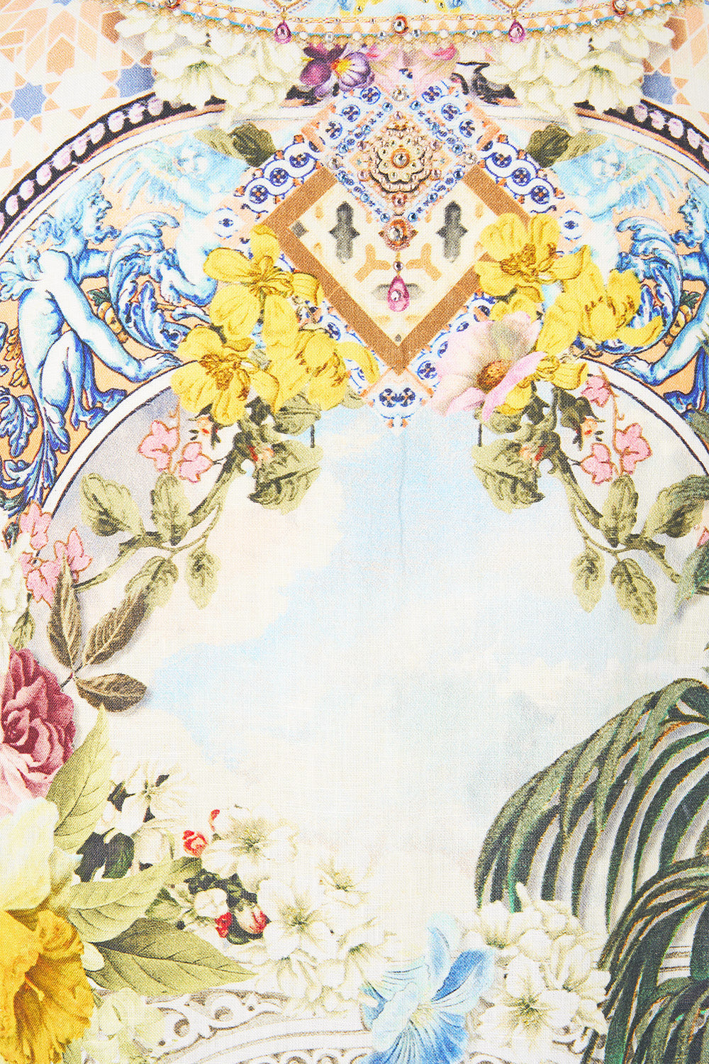 V NECK KAFTAN WITH DROP WAIST THE ARCHITECTS OF ALCÁZAR