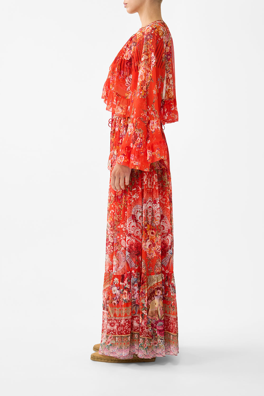 CROP RUFFLE TOP OLÉ OLÉ