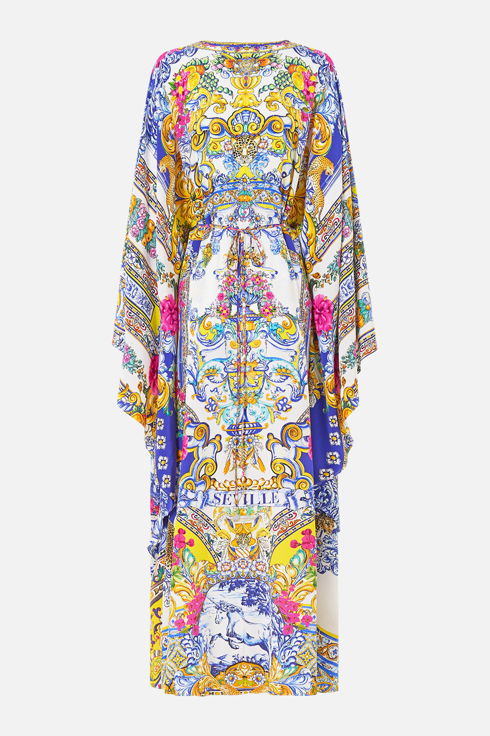 LONG KAFTAN WITH WAIST DETAIL ESPAÑA NIRVANA