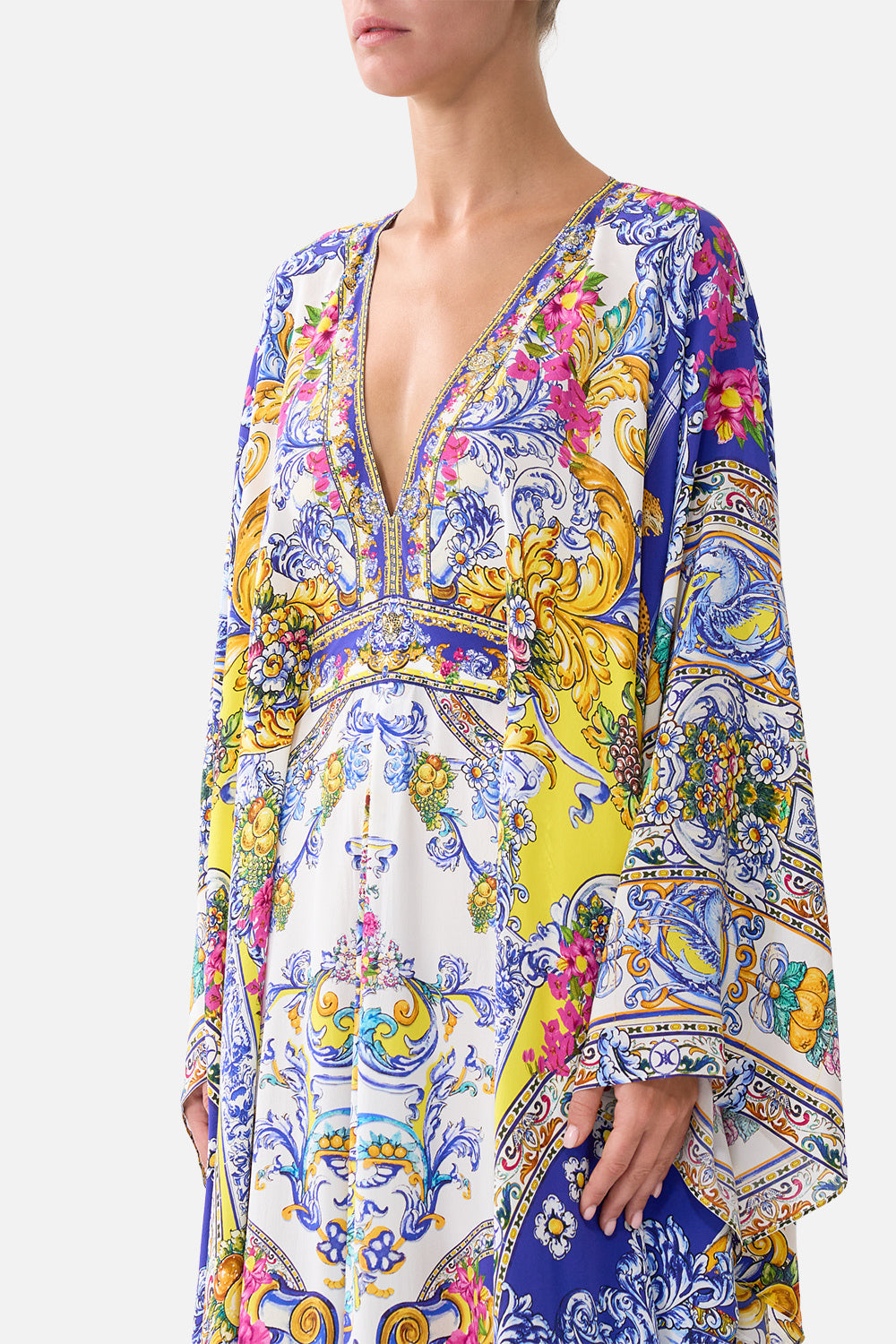 LONG KAFTAN WITH WAIST DETAIL ESPAÑA NIRVANA