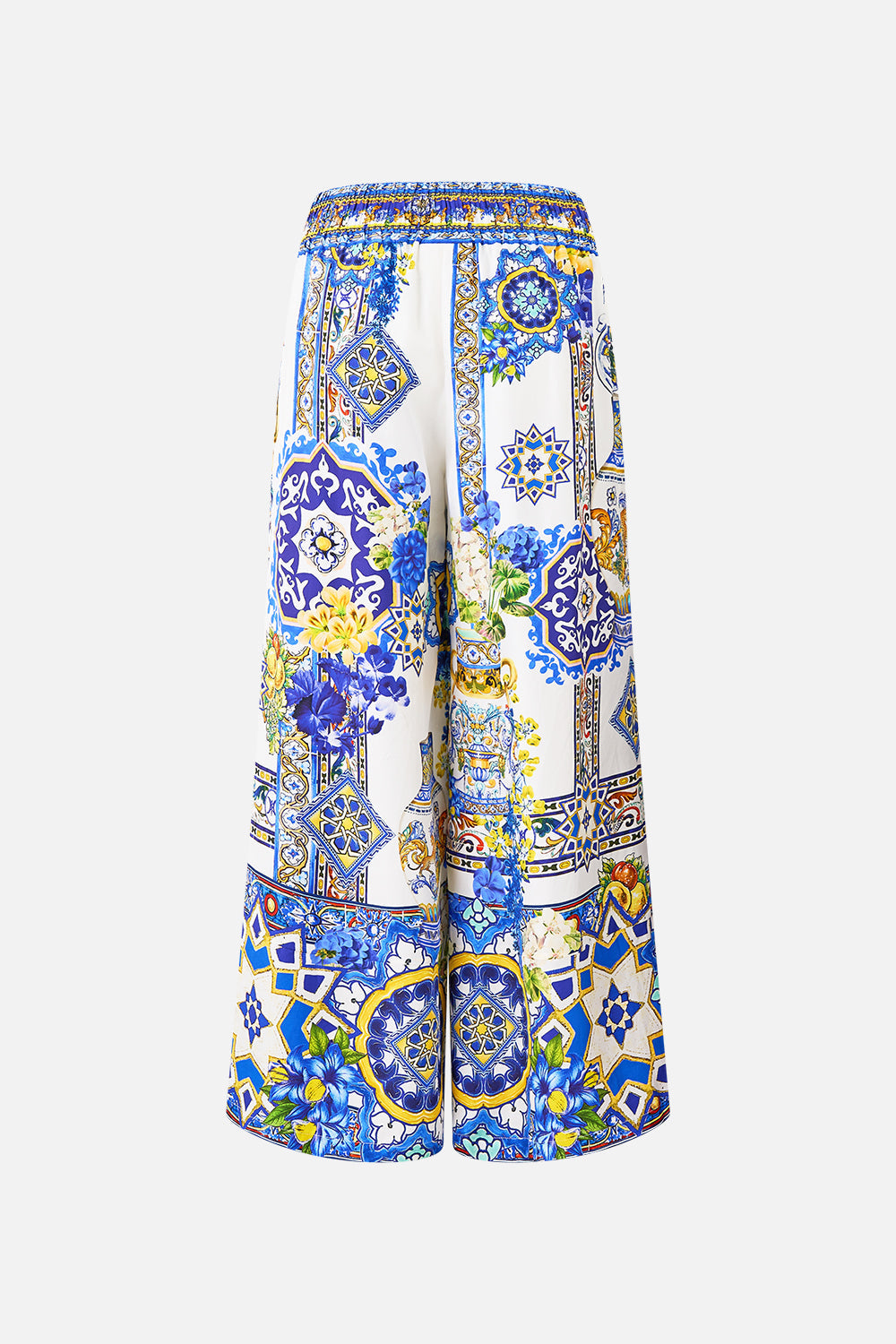 CROPPED WIDE LEG PANEL PANT ESPAÑA NIRVANA