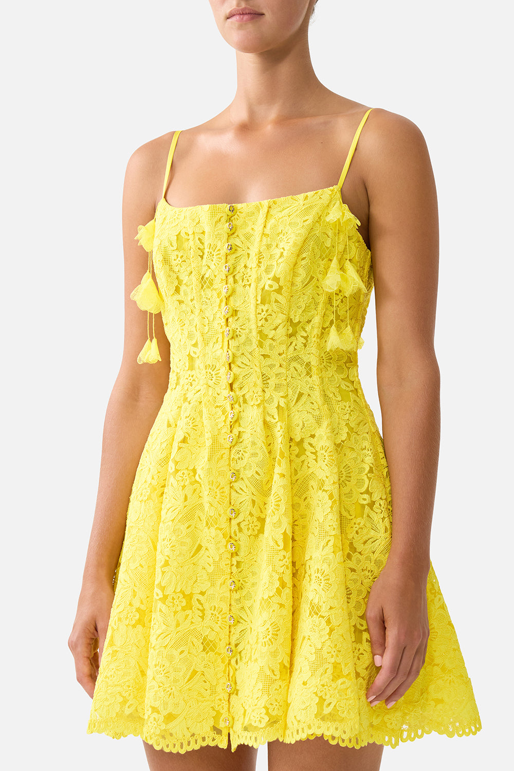 CORSET DRESS WITH SHORT FLARED SKIRT LADY LIMONADA