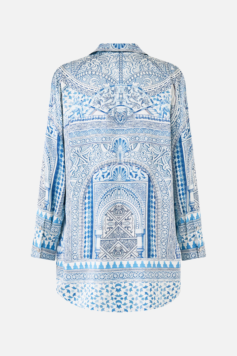 DOUBLE BREASTED SOFT JACKET THE HUM OF THE ALHAMBRA