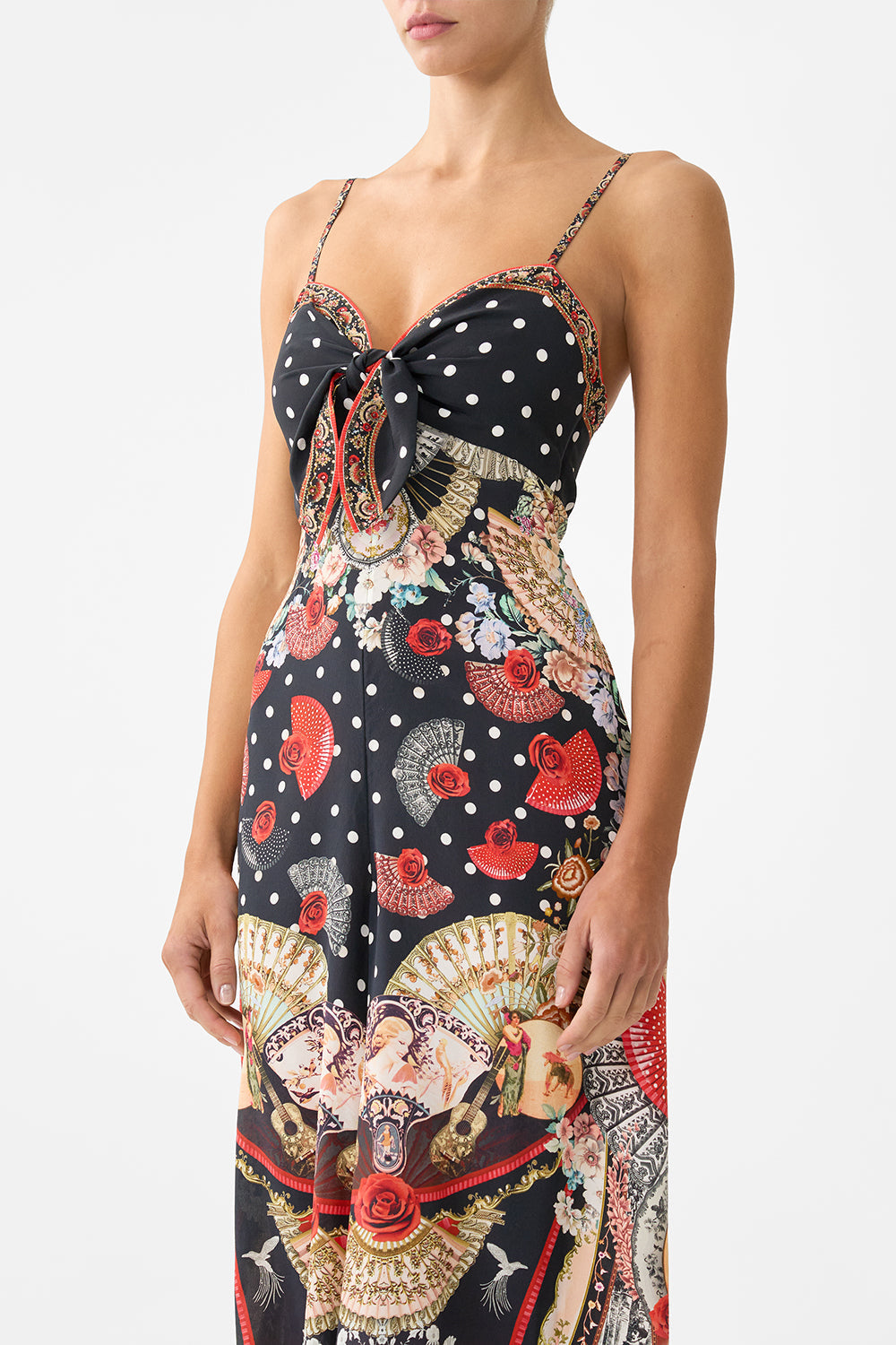 TIE FRONT JUMPSUIT DAUGHTERS OF DUENDE