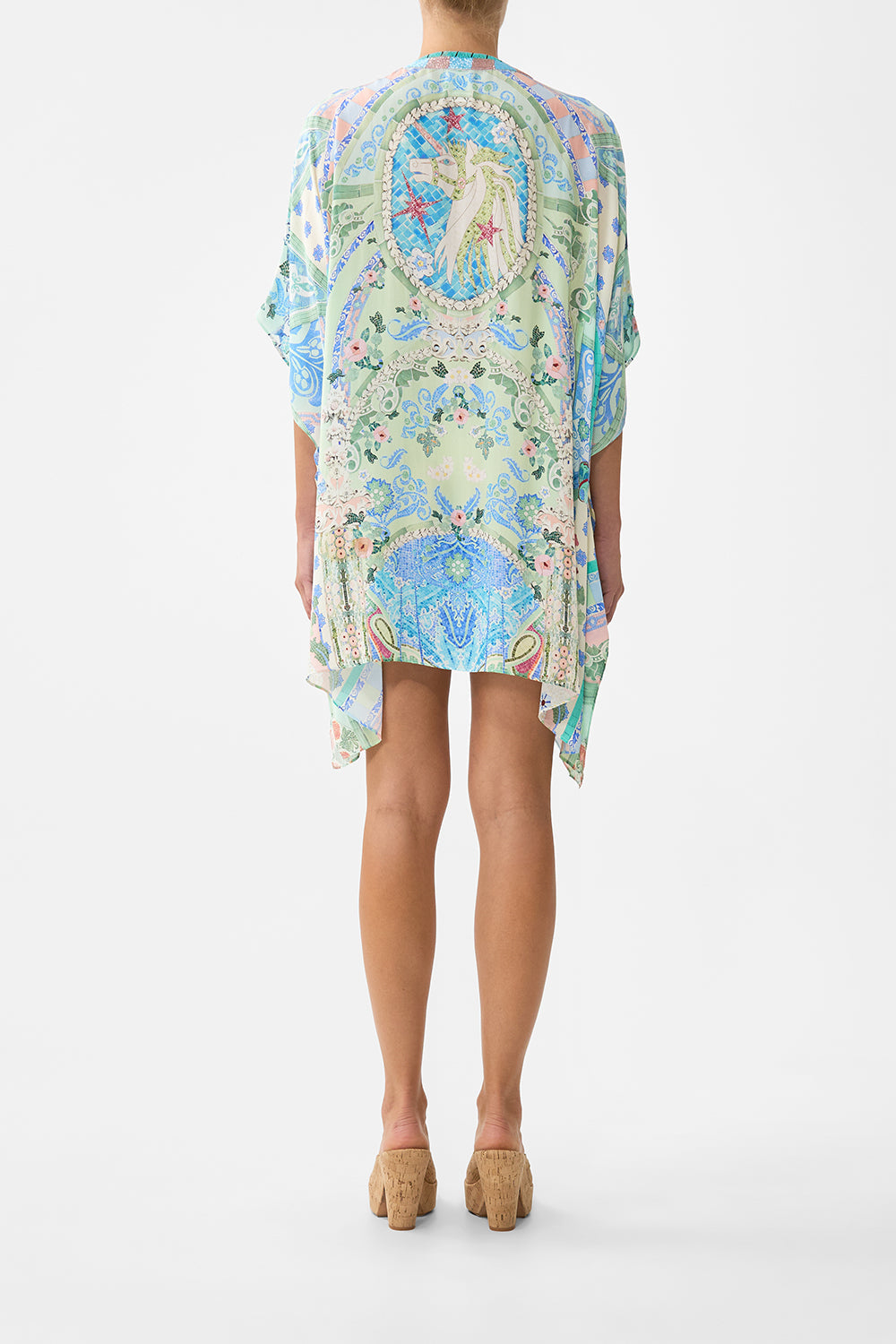 SHORT LACE UP KAFTAN MIDSUMMER MOSAICS