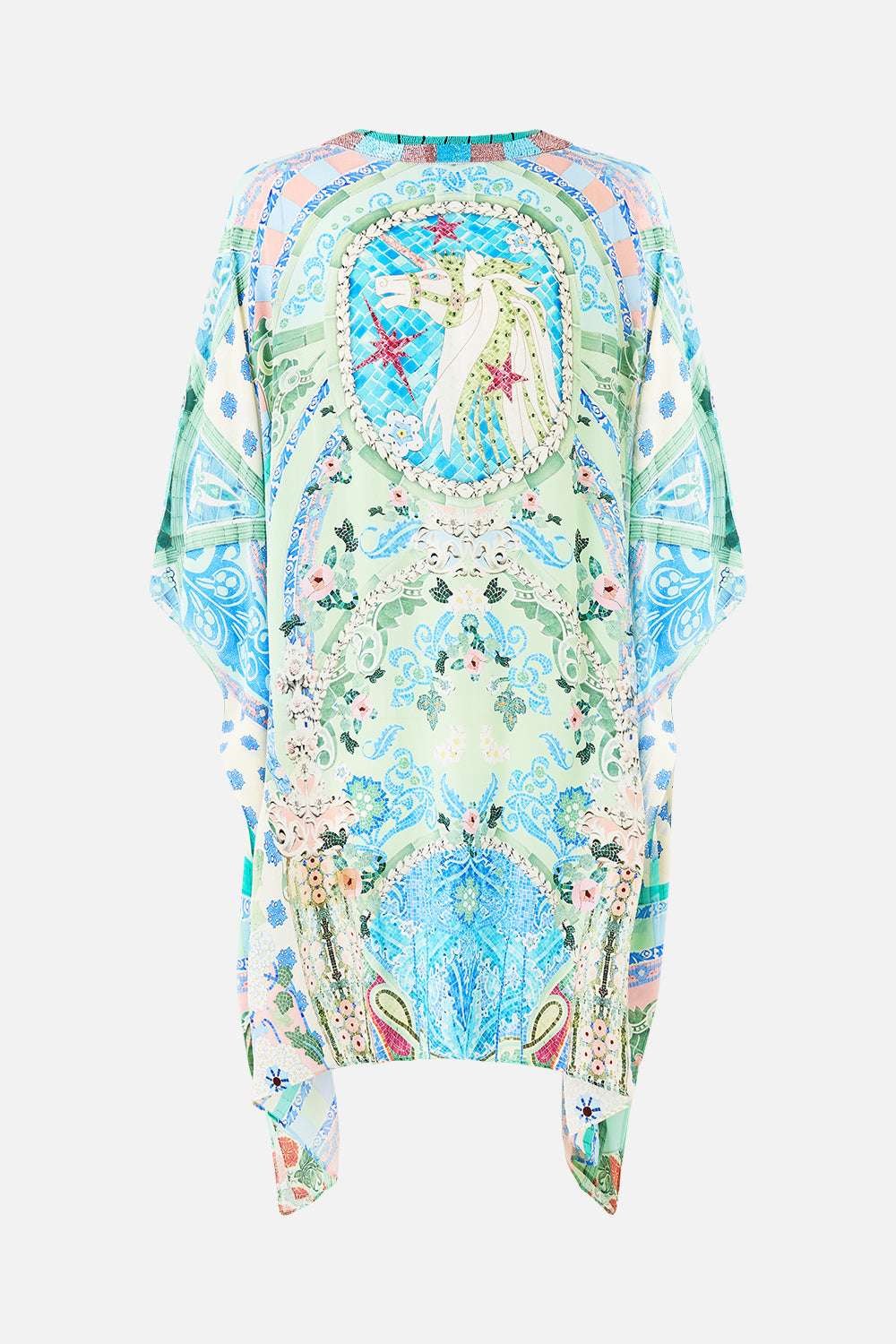 SHORT LACE UP KAFTAN MIDSUMMER MOSAICS