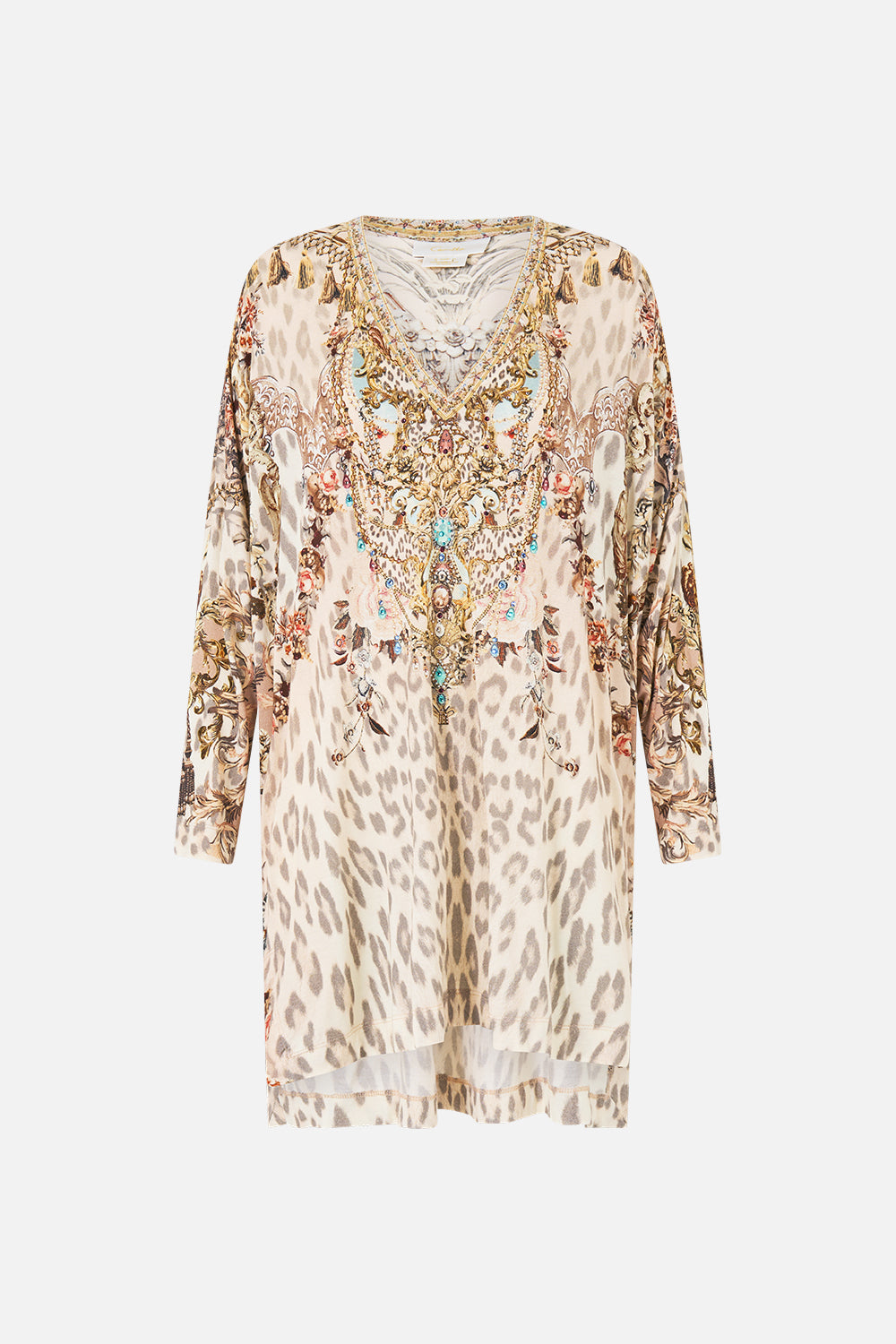 SIDE SPLIT JERSEY TEE ARANJUEZ ANIMALIA