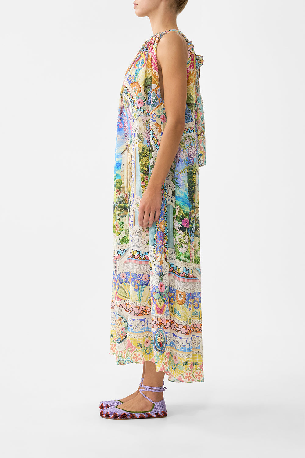 DRAWSTRING DRESS NAVÀS NOUVEAU