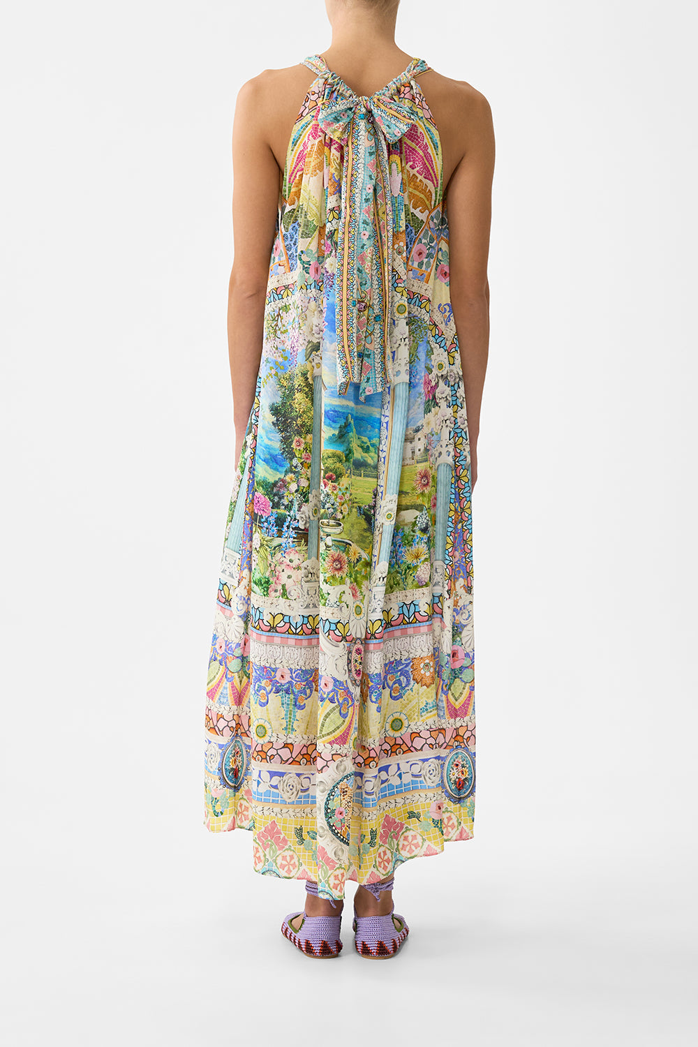 DRAWSTRING DRESS NAVÀS NOUVEAU