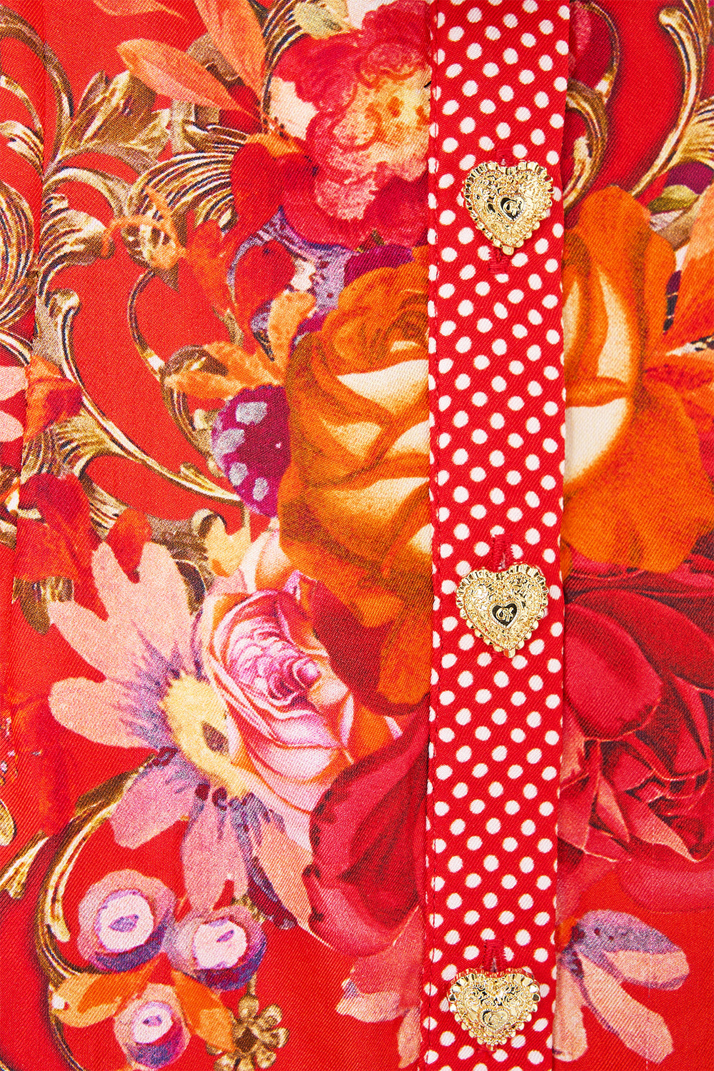 TIE FRONT SHORT DRESS WITH HEM RUFFLE OLÉ OLÉ