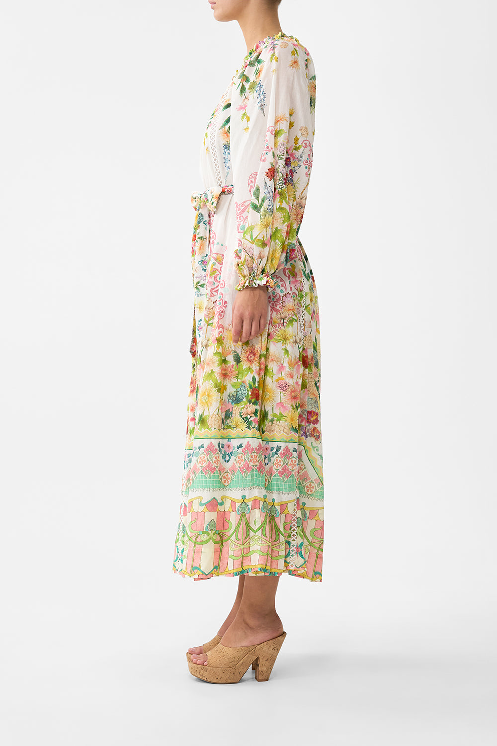 ONE SHOULDER DRESS WITH BLOUSON SLEEVE THE CALL OF CATALONIA