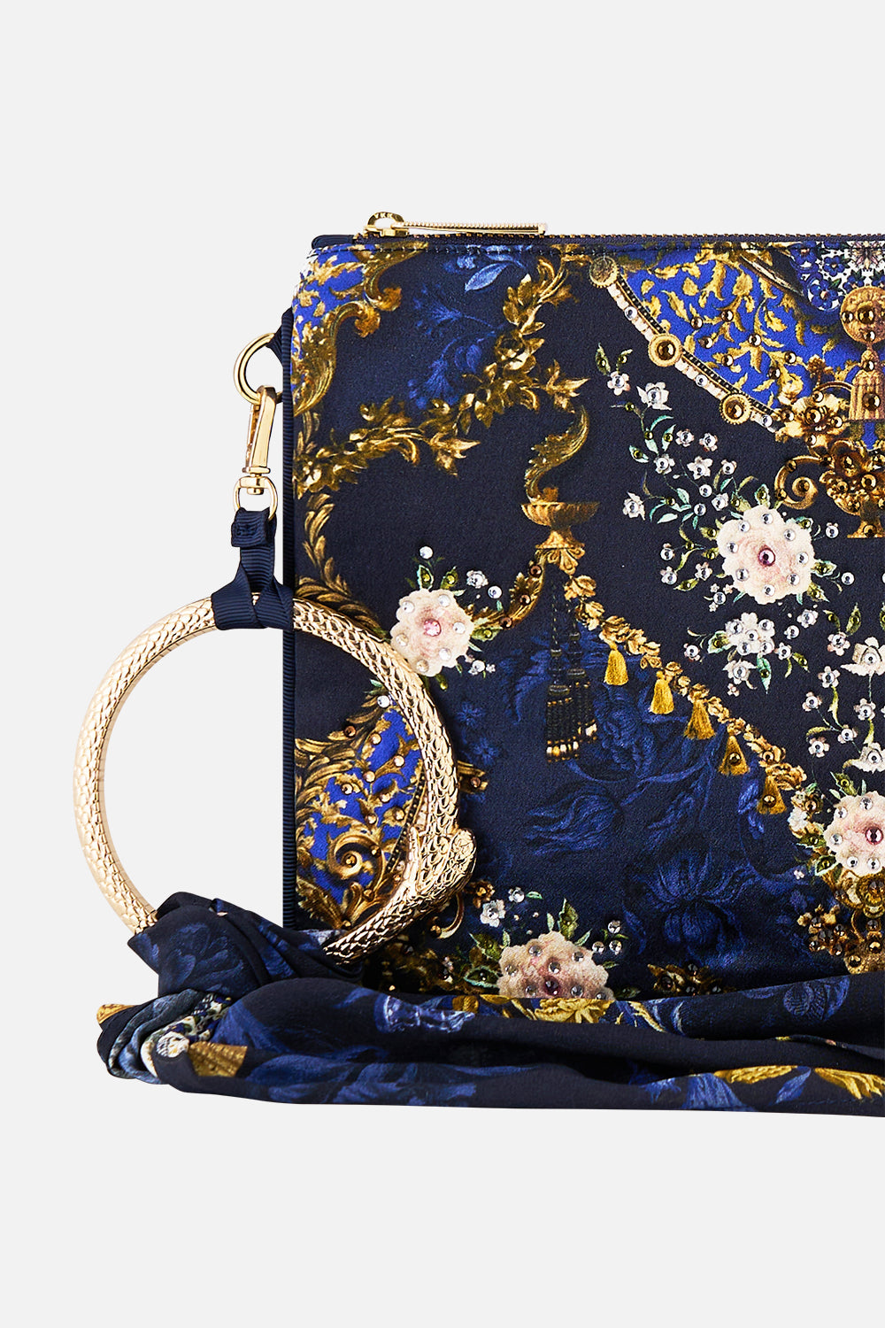 RING SCARF CLUTCH NOTES FROM THE BLUE ROOM