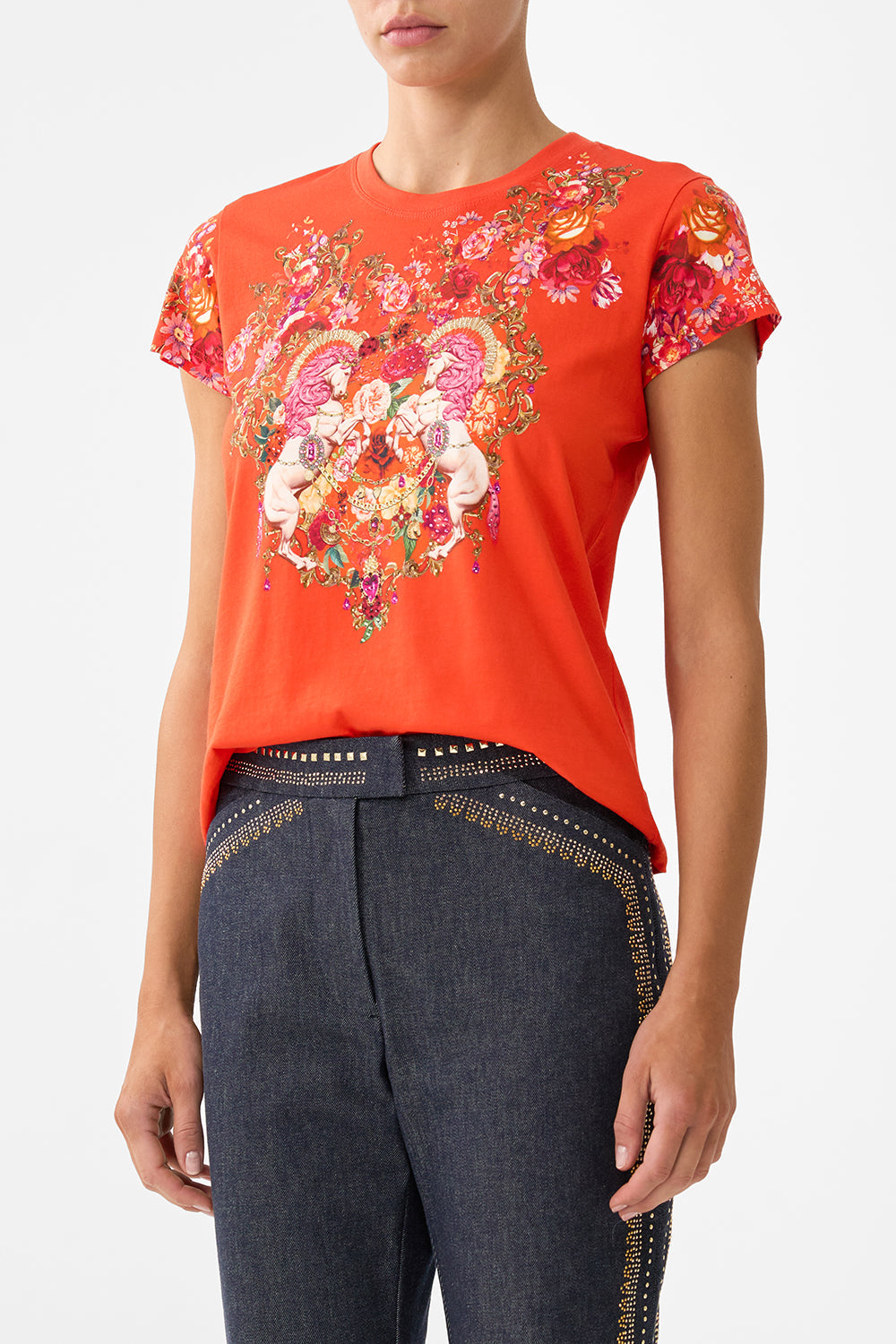 SLIM FIT ROUND NECK T-SHIRT OLÉ OLÉ