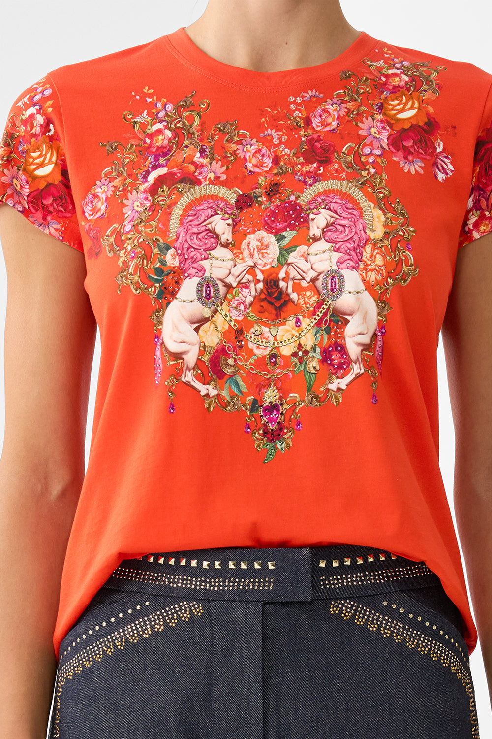 SLIM FIT ROUND NECK T-SHIRT OLÉ OLÉ