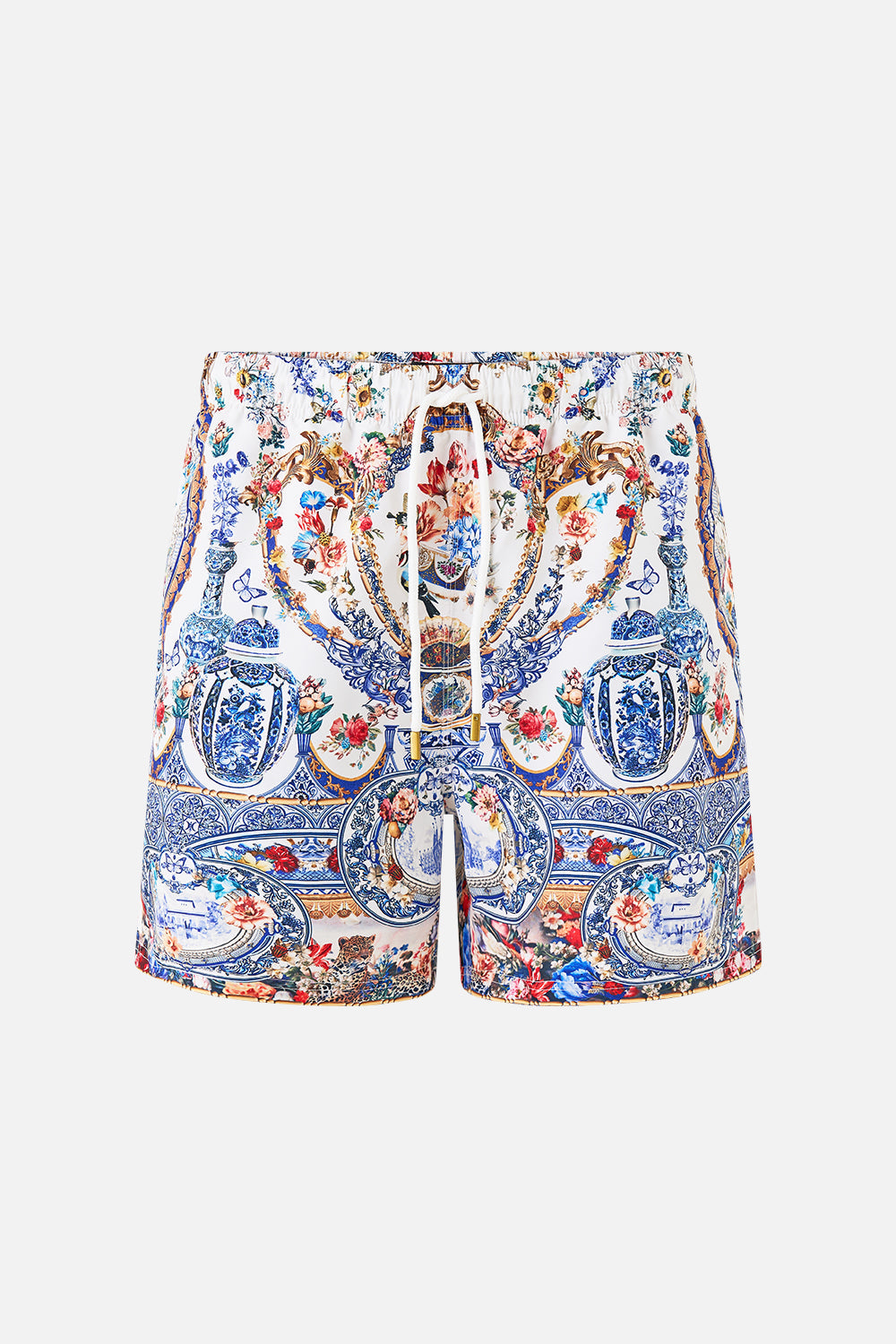 MID LENGTH BOARDSHORT WITH ELASTIC WAIST THE POTTERY PARLOUR