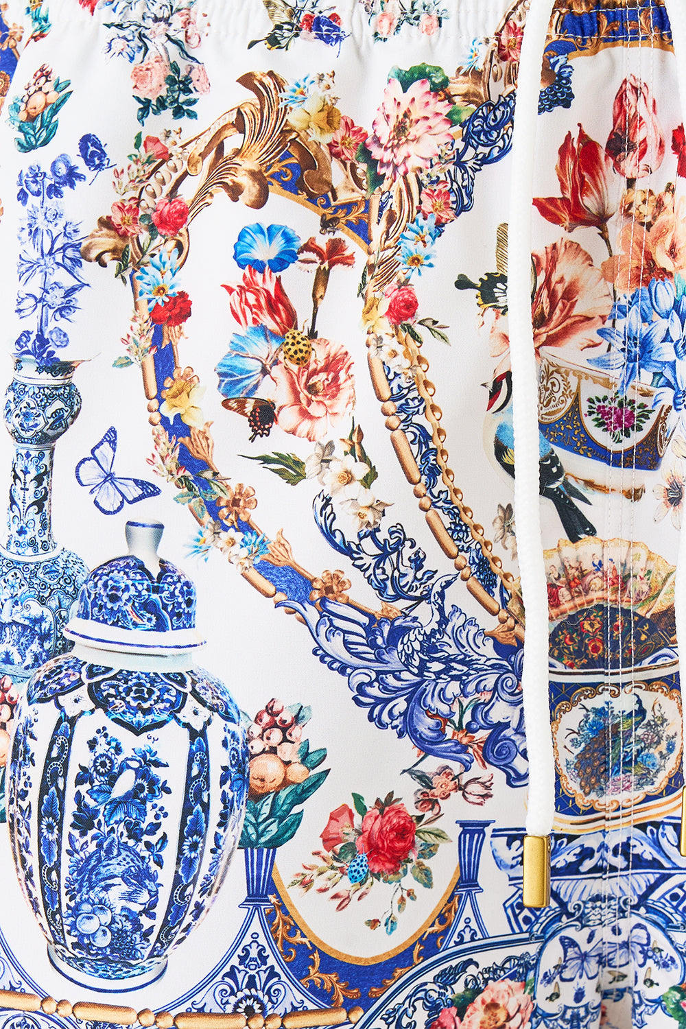 MID LENGTH BOARDSHORT WITH ELASTIC WAIST THE POTTERY PARLOUR