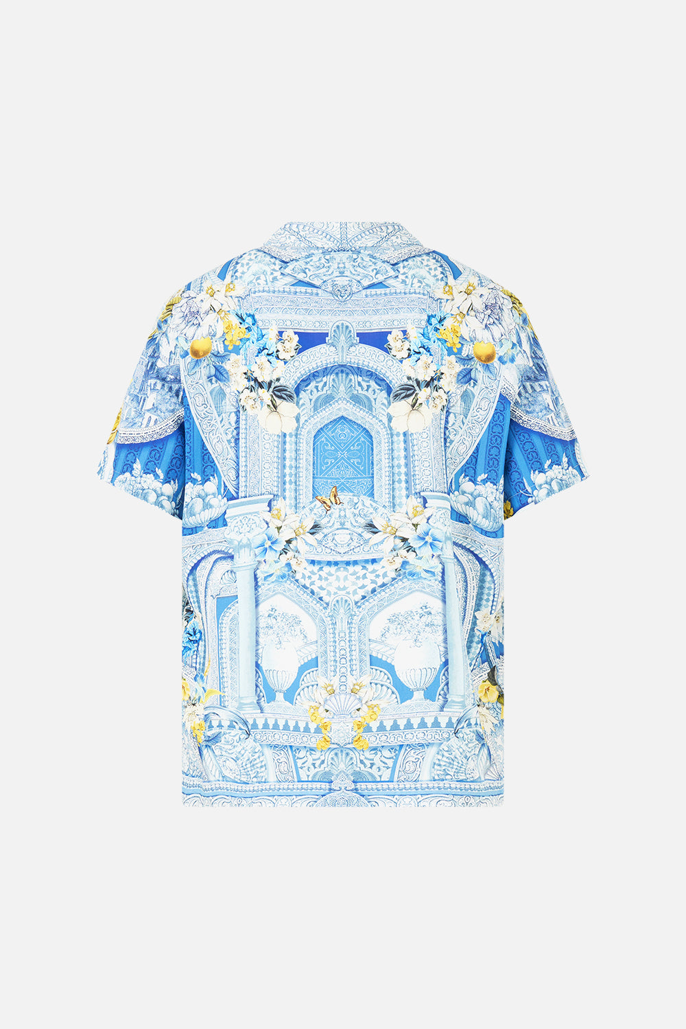 SHORT SLEEVE CAMP COLLARED SHIRT DE NADA GRANADA