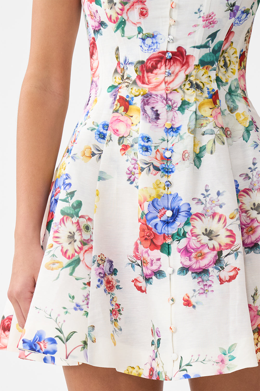 CORSET DRESS WITH SHORT FLARED SKIRT I LEFT MY HEART IN GRANADA