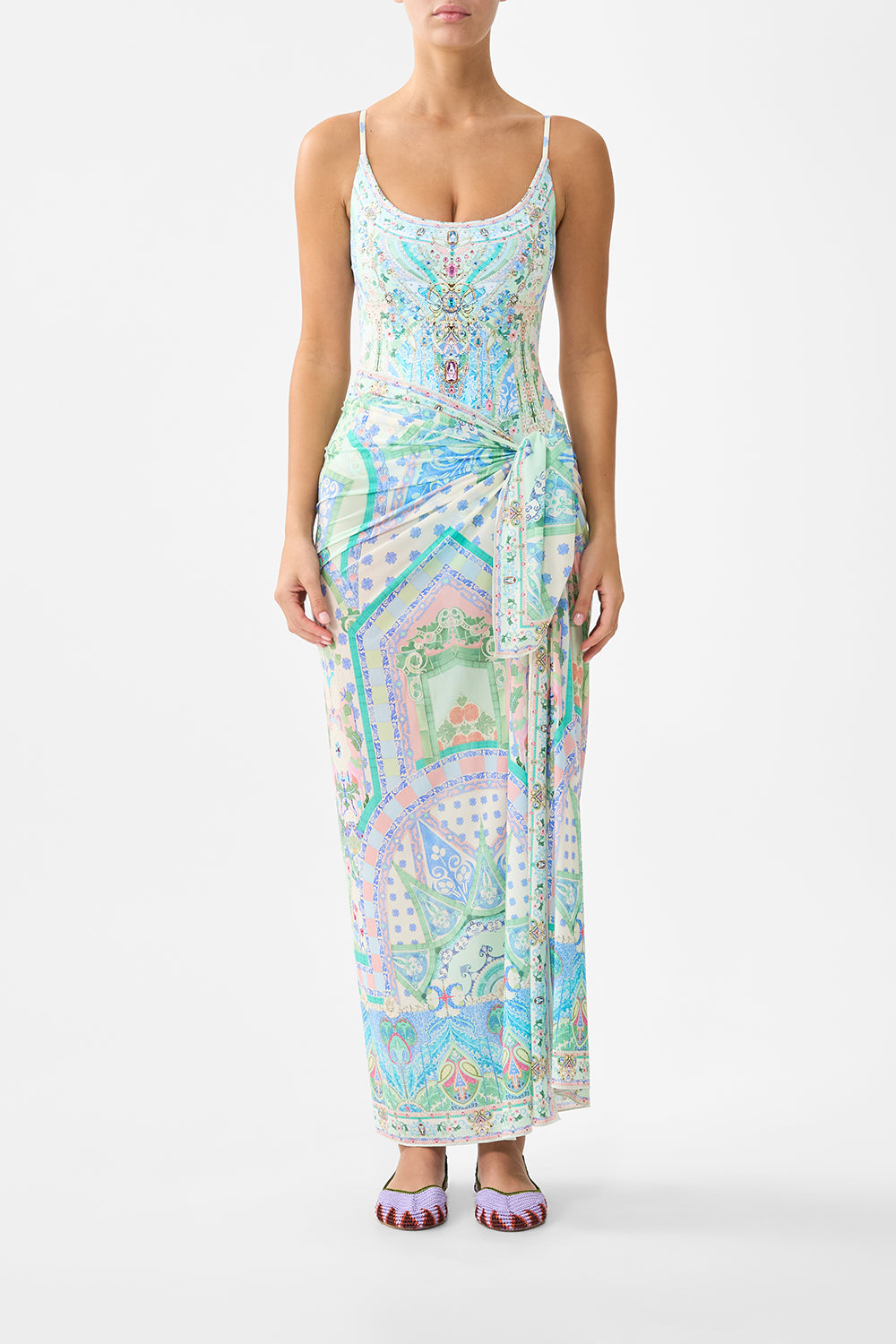 MULTI WEAR LONG SARONG MIDSUMMER MOSAICS