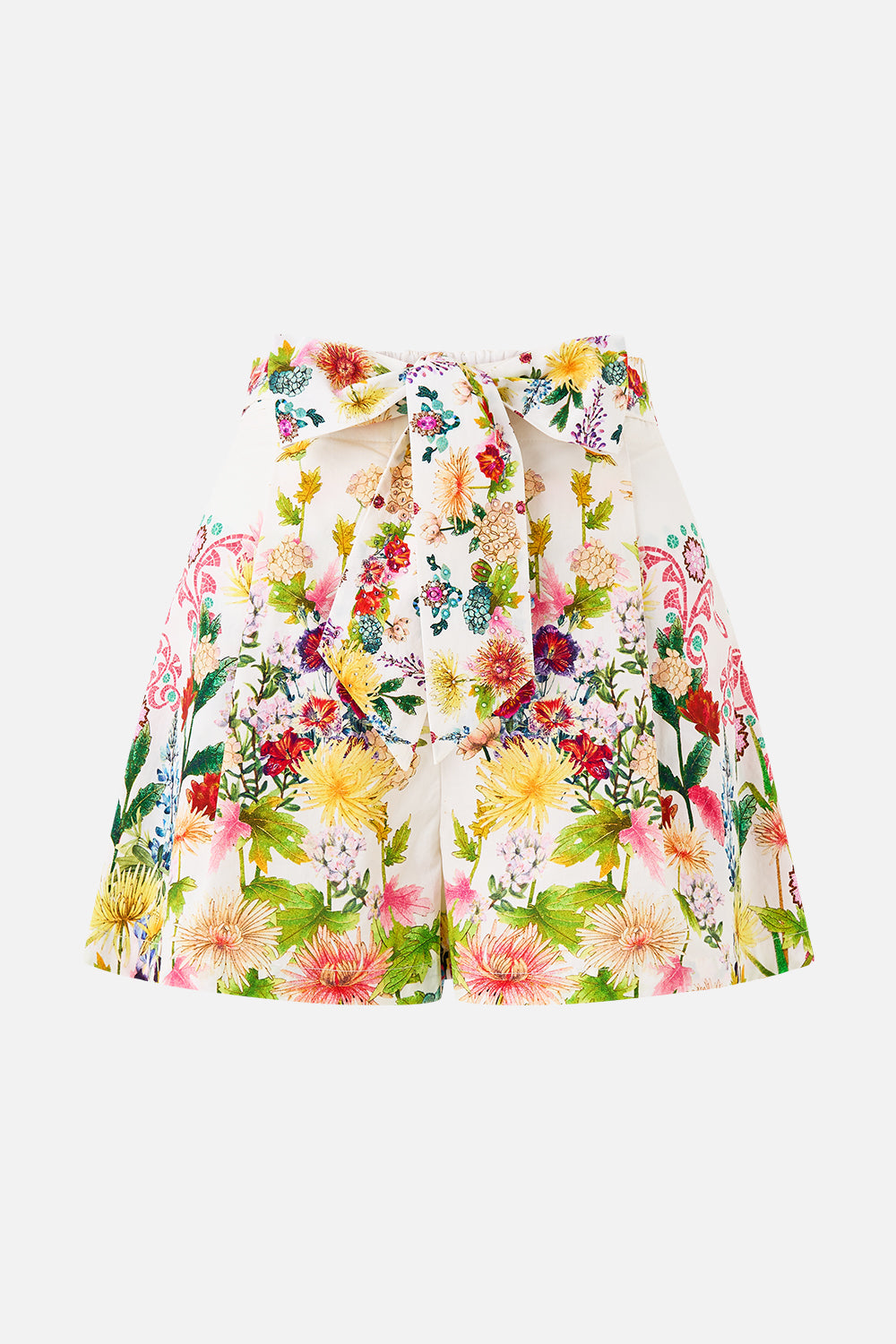 TUCK FRONT SHORT WITH BELT THE CALL OF CATALONIA