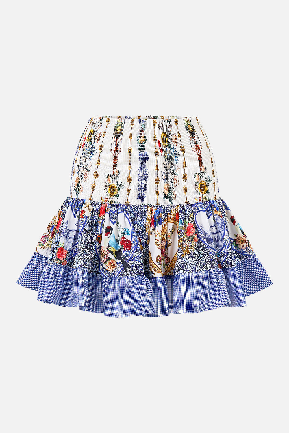 SHORT SHIRRED SKIRT THE POTTERY PARLOUR