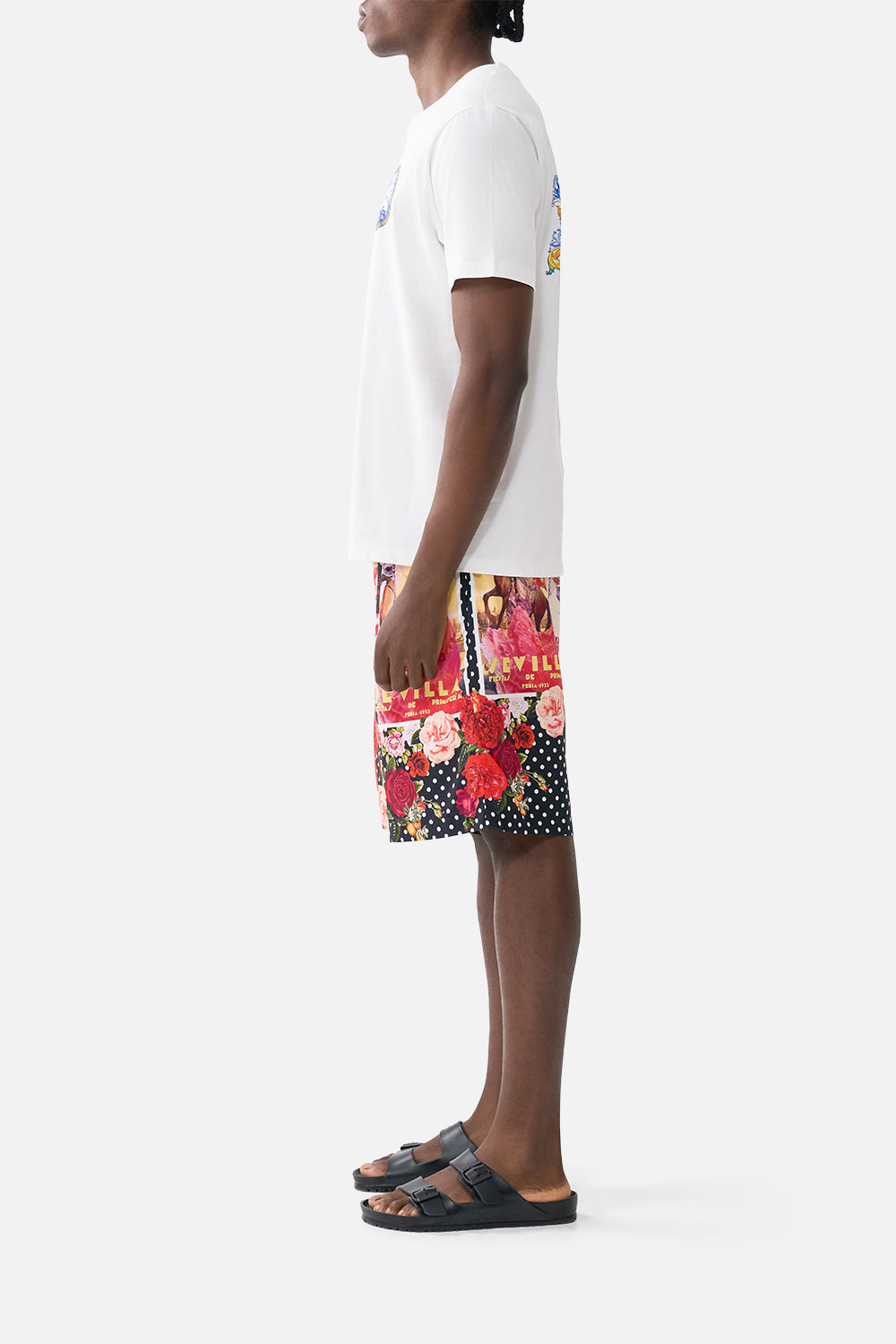BAGGY LONG WALK SHORT WITH ELASTIC WAIST DAUGHTERS OF DUENDE