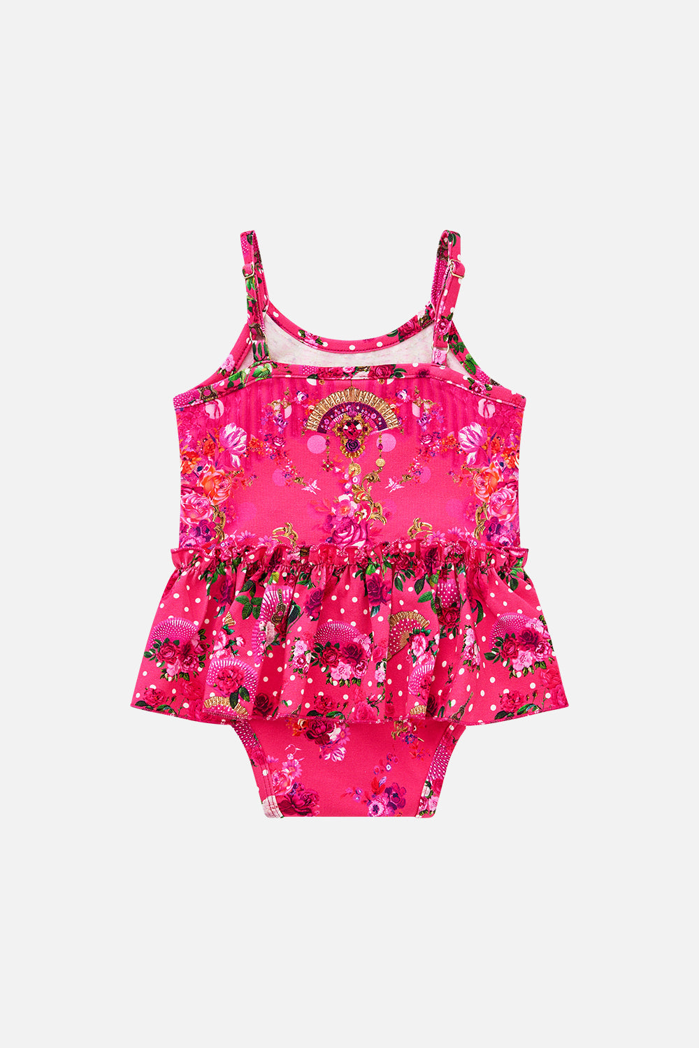 BABIES JERSEY JUMP DRESS FLAMENCO ROSE
