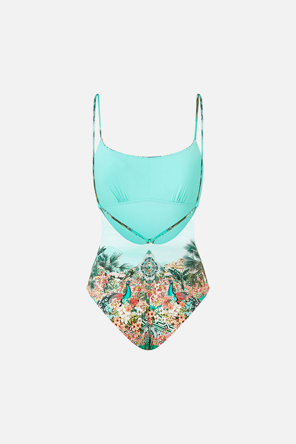 STRAIGHT NECK ONE PIECE WITH BACK STRAP DETAIL BALEARIC BEBÉ