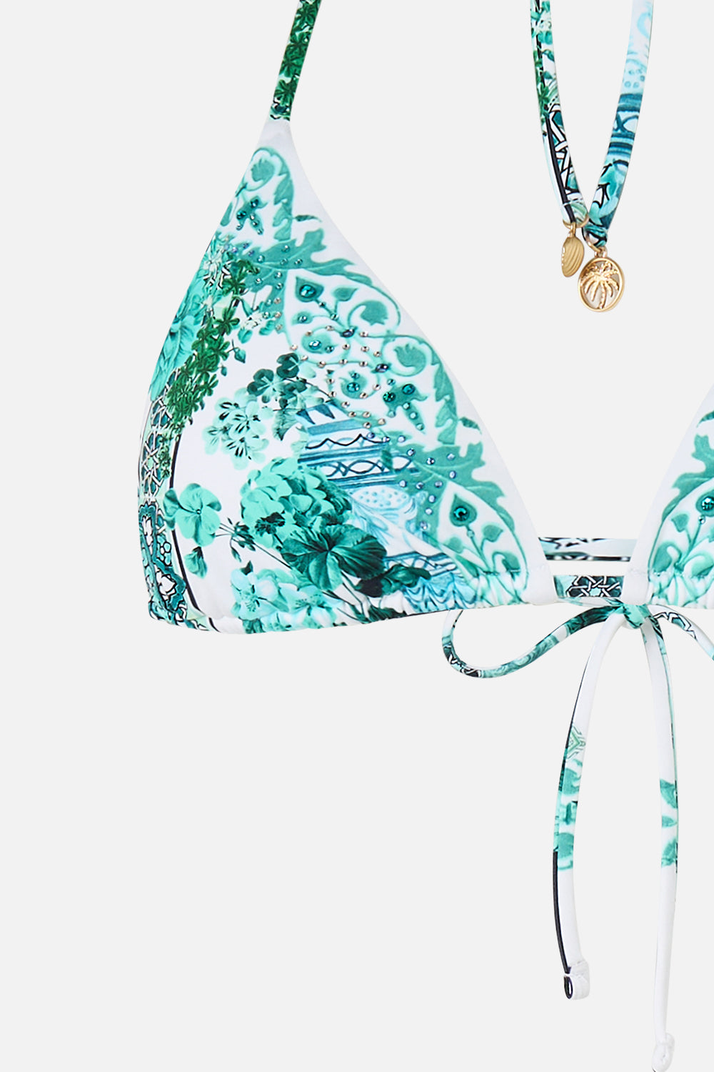 CHEEKY SLIDE TRI BIKINI SET WITH CHARMS BALEARIC BEBÉ