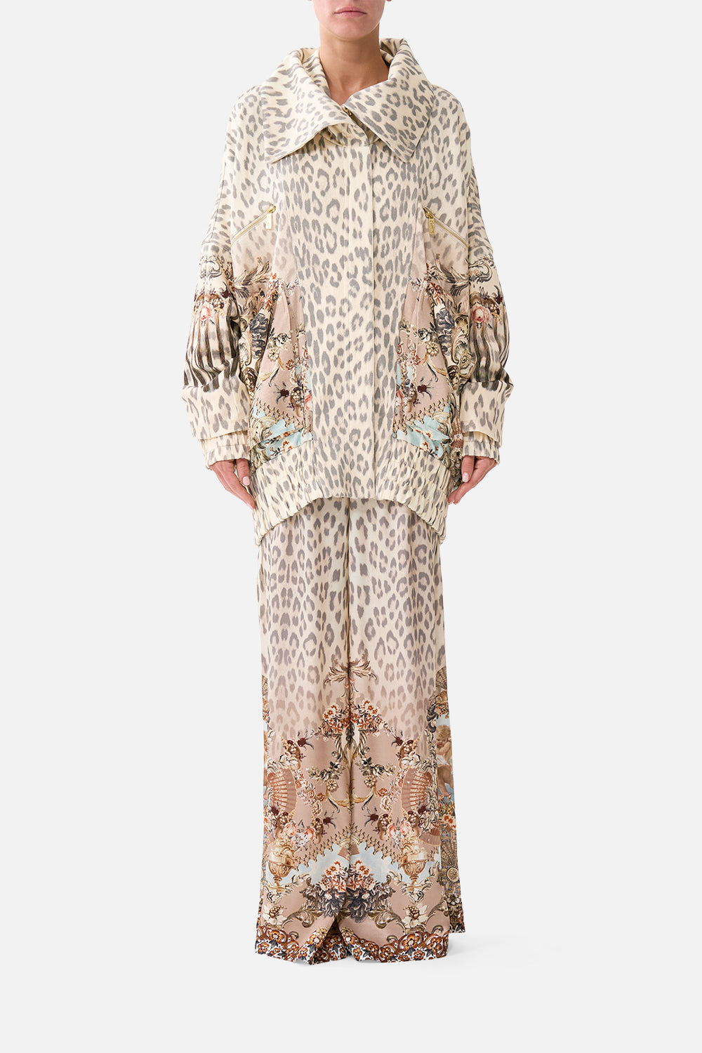 OVERSIZED JERSEY PARKER JACKET ARANJUEZ ANIMALIA