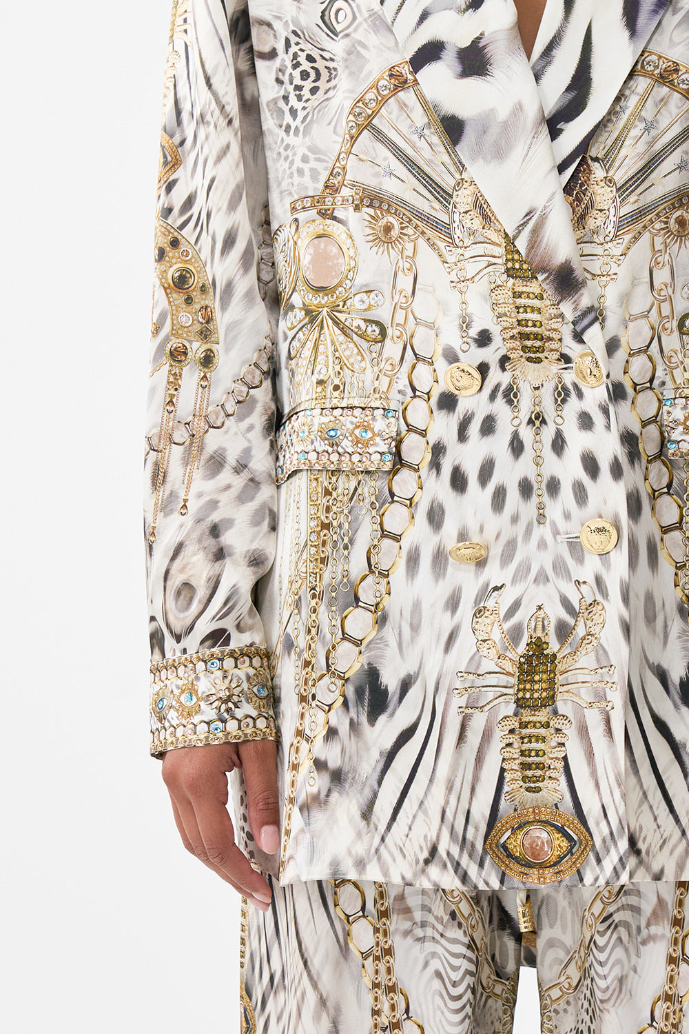 DOUBLE BREASTED SOFT JACKET LADY LIONHEART