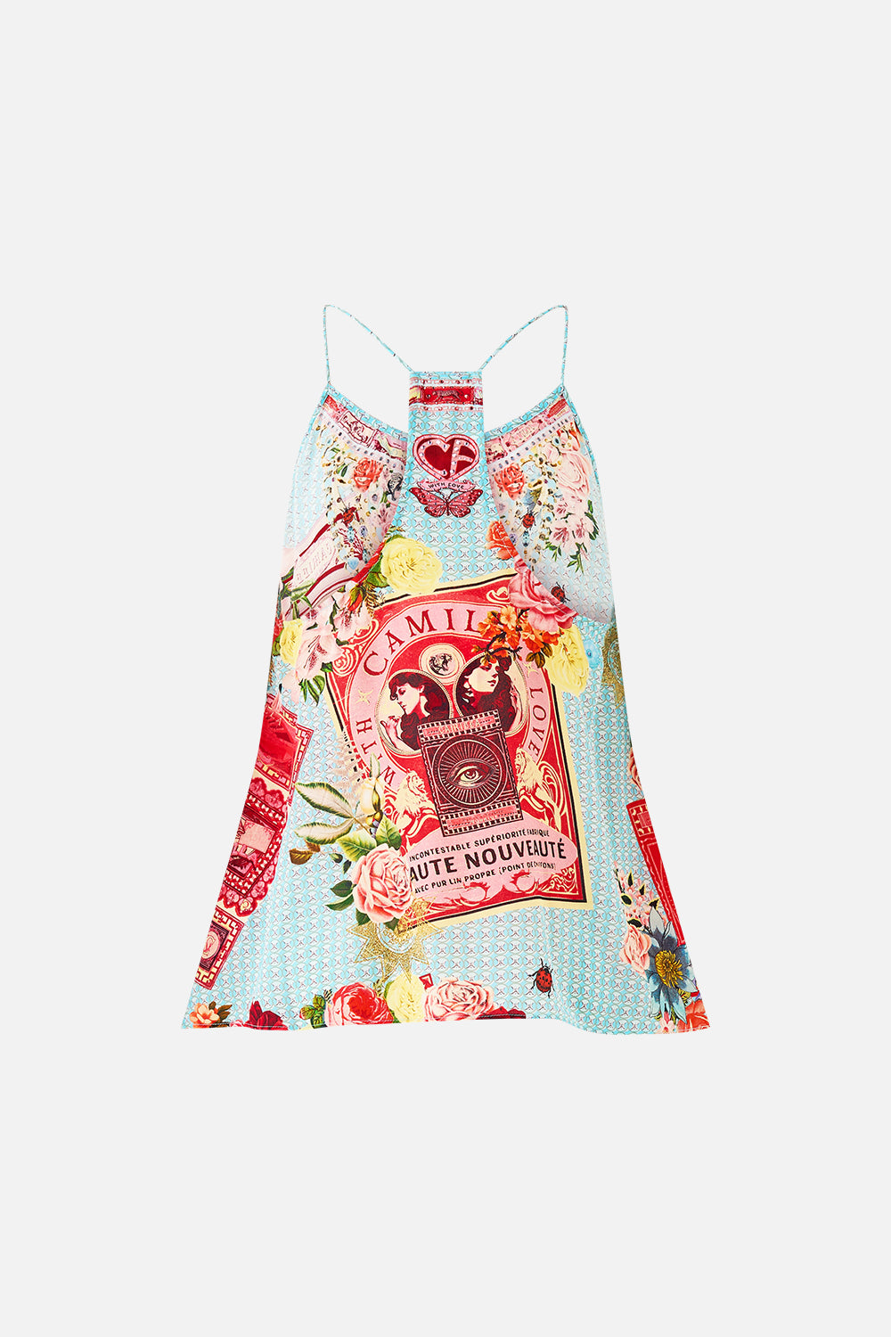 T-BACK SHOESTRING TOP PAPERS AND CURIOUS CAPERS