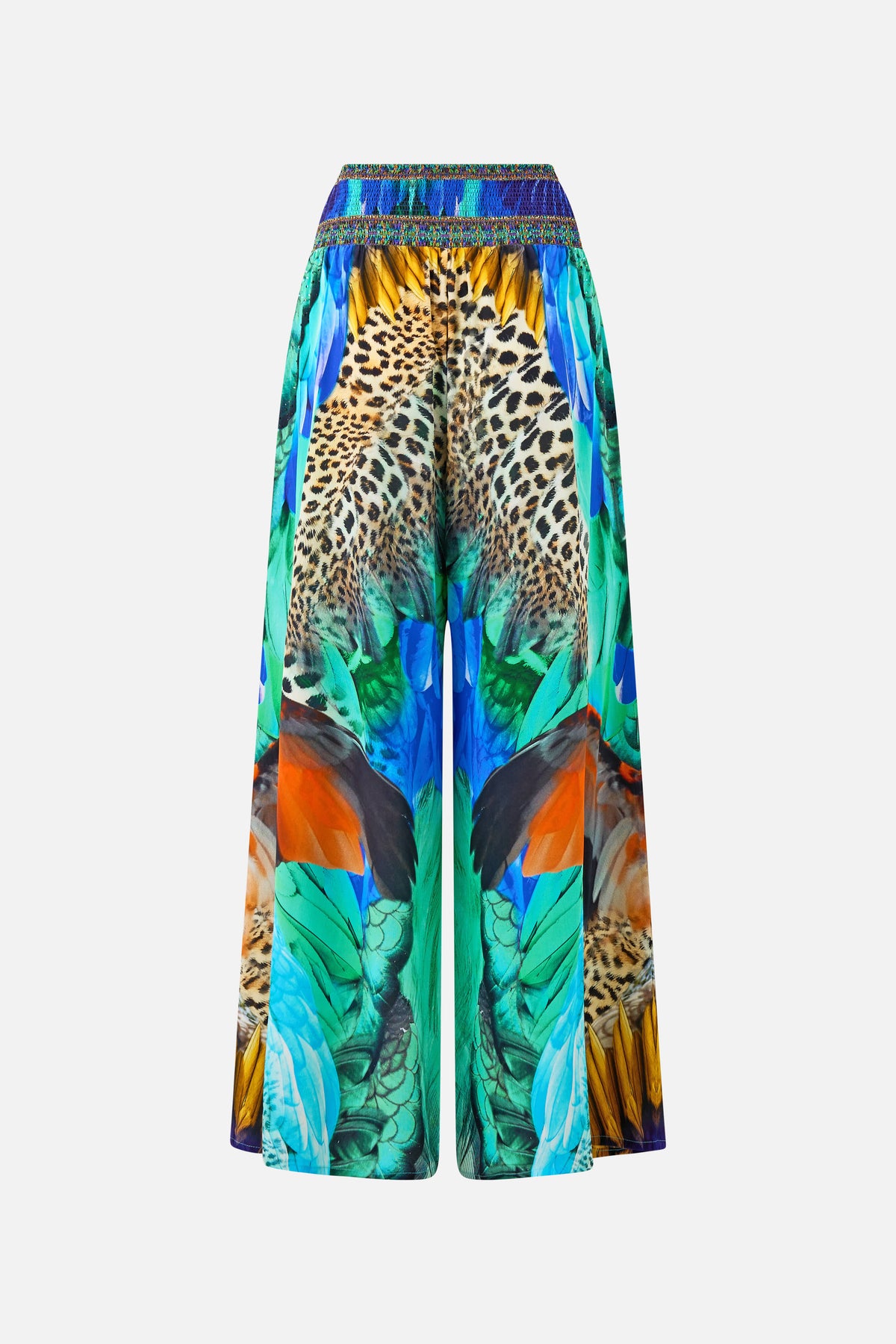 SHIRRED WAIST PANT JUNGLE FLIGHT