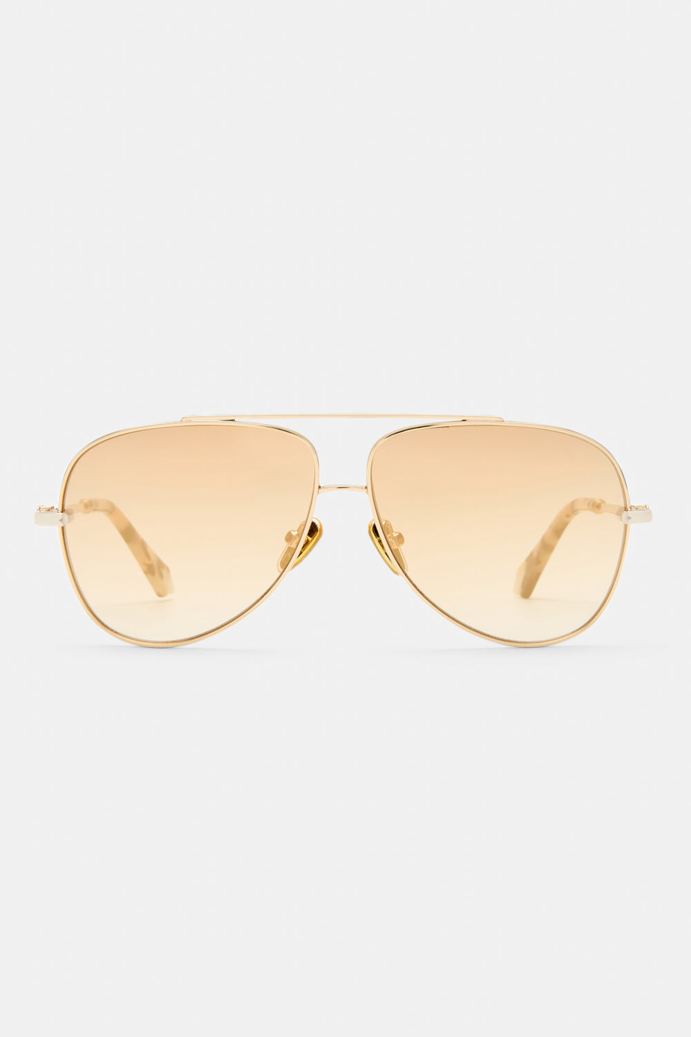 THE VOYAGE SUNGLASSES GOLD / NATURAL TORT