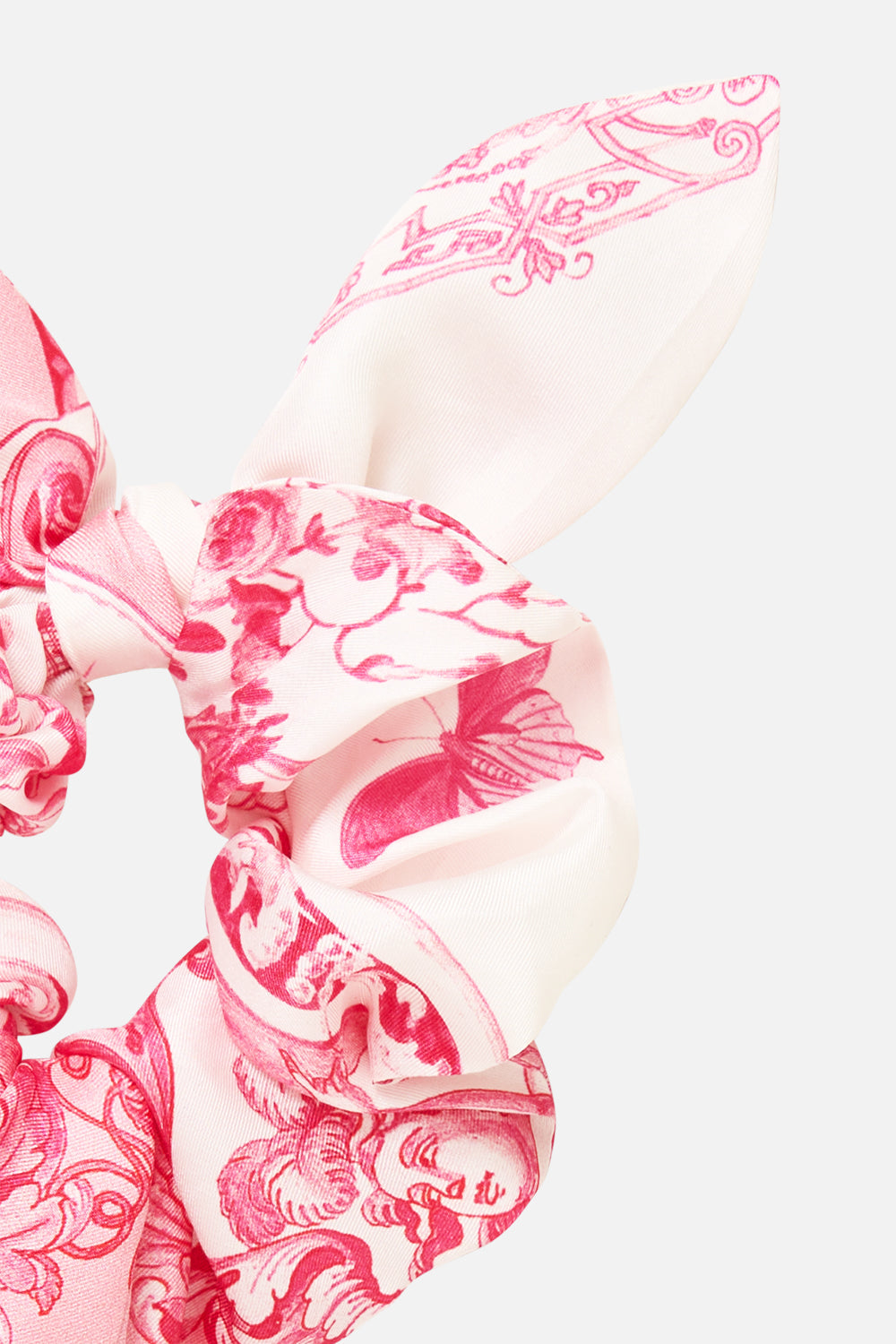 SCRUNCHIE WITH TIE LIVIN LA VIDA ROSA