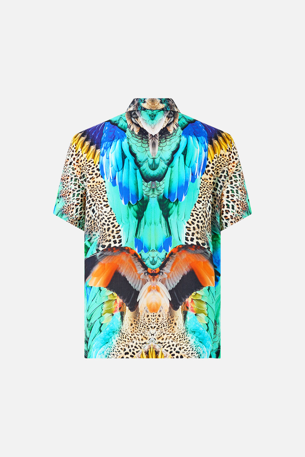 SHORT SLEEVE CAMP COLLARED SHIRT JUNGLE FLIGHT