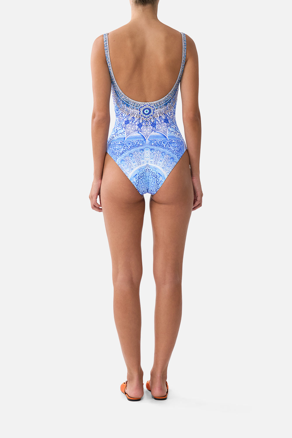 UNDERWIRE SQUARE NECK ONE PIECE WITH SCOOP BACK THE BOSPHOROUS