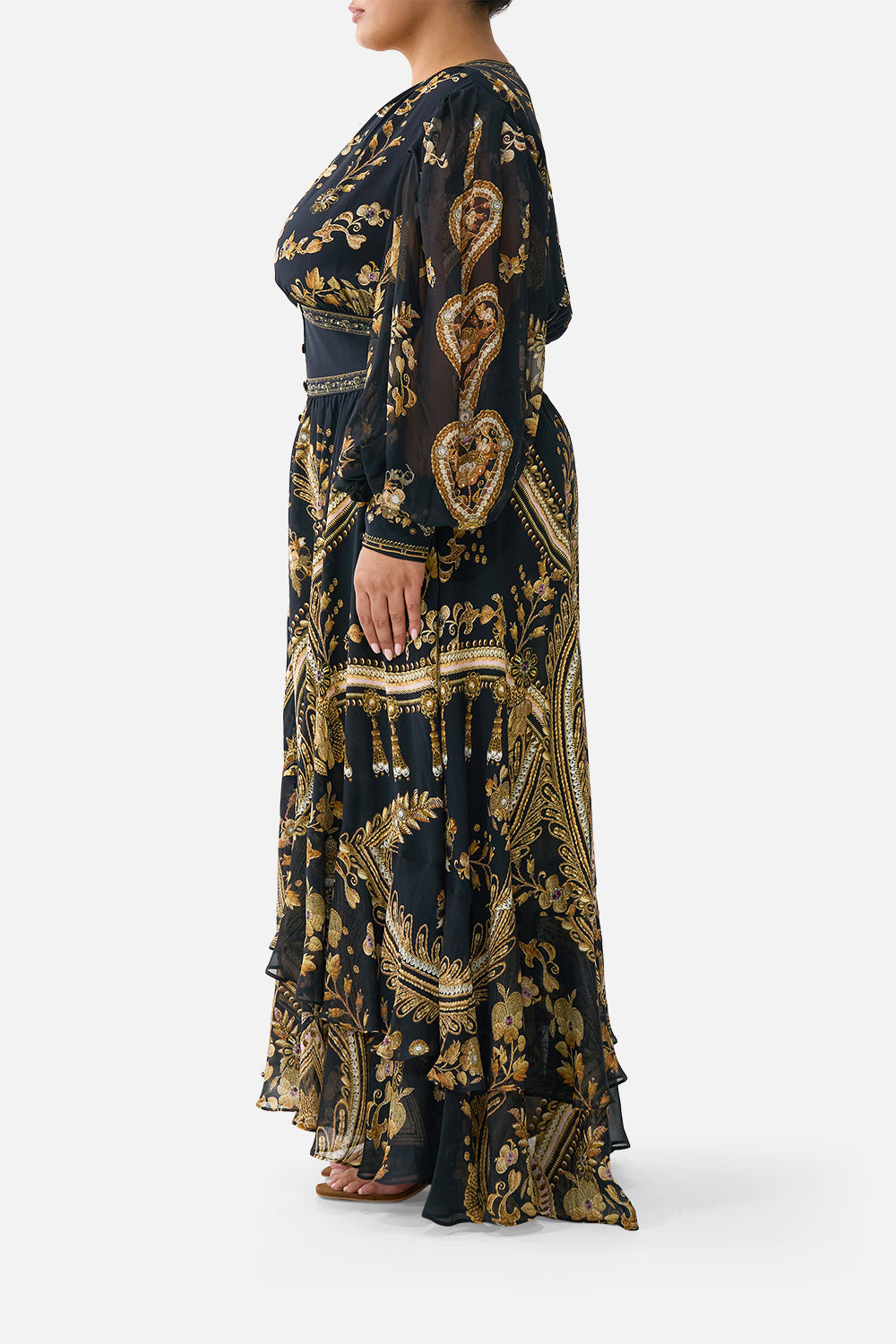 LONG BUTTON FRONT DRESS TAURUS RISING