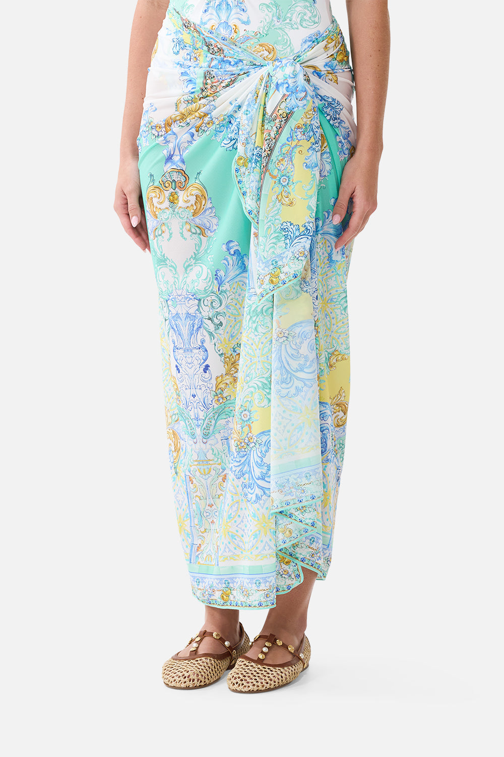 MULTI WEAR LONG SARONG DIAL UP THE TILES
