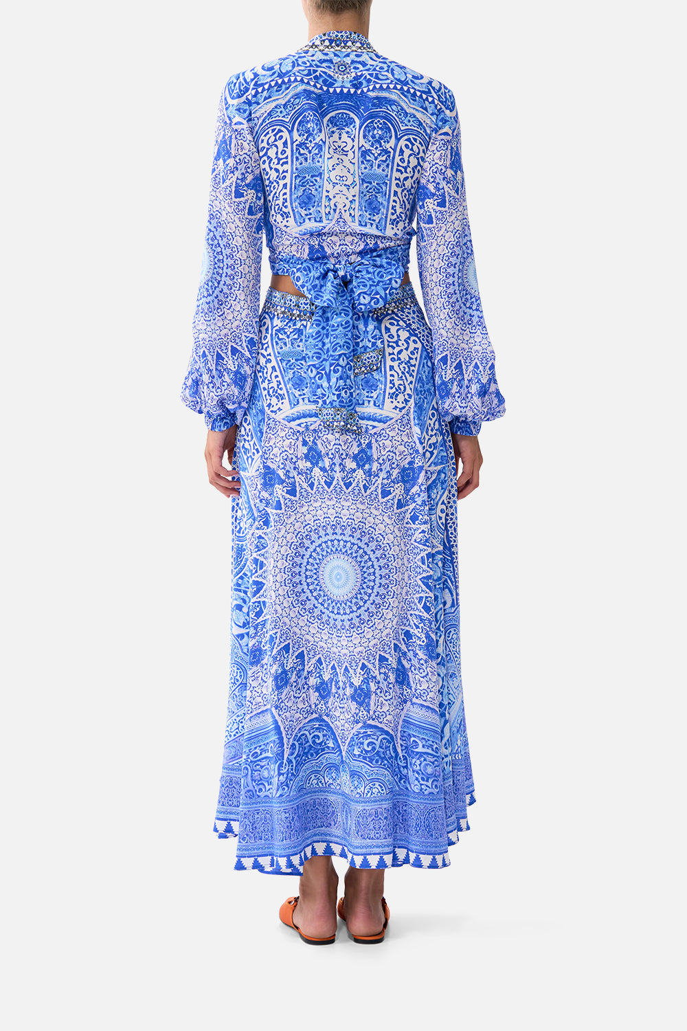 CROPPED WRAP SHIRT THE BOSPHOROUS