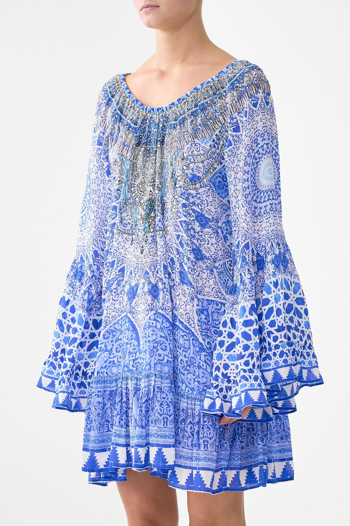 A-LINE FRILL DRESS THE BOSPHOROUS