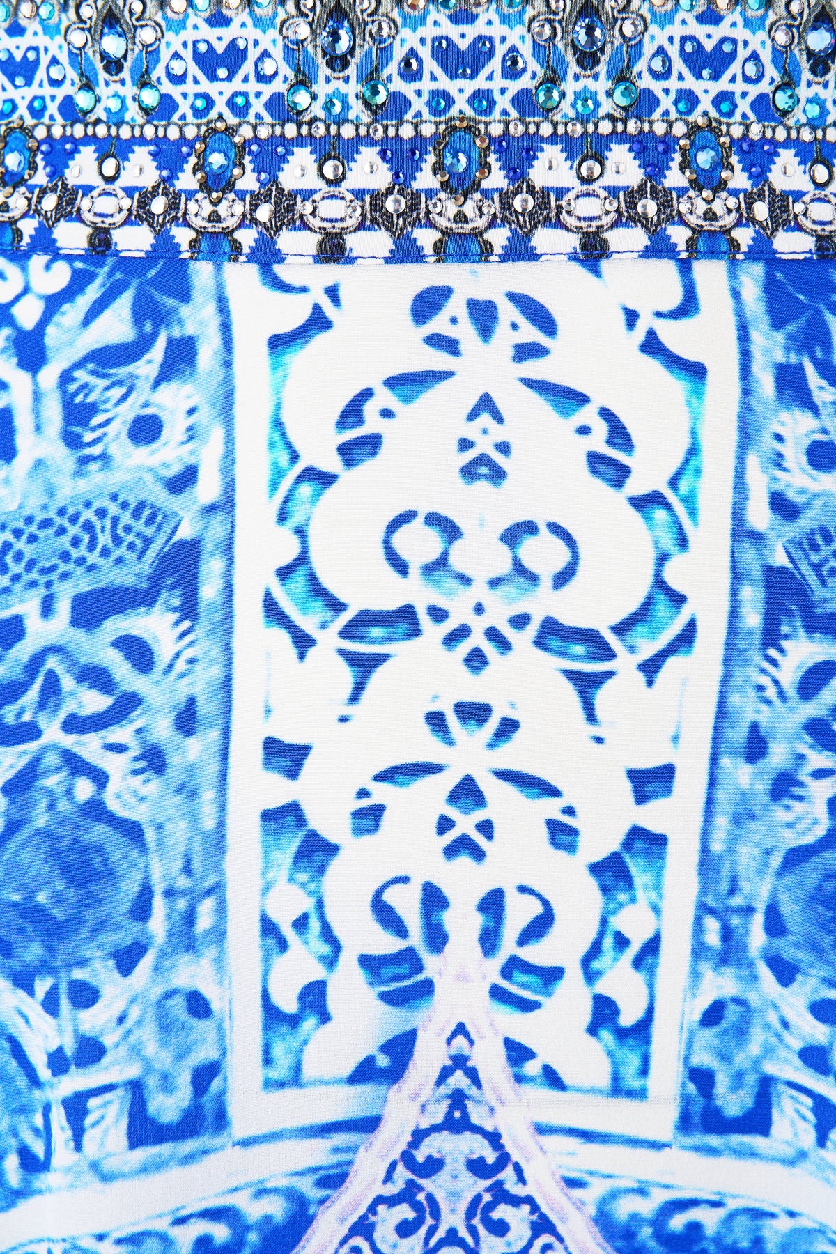 PANELLED FLARED LONG SKIRT THE BOSPHOROUS