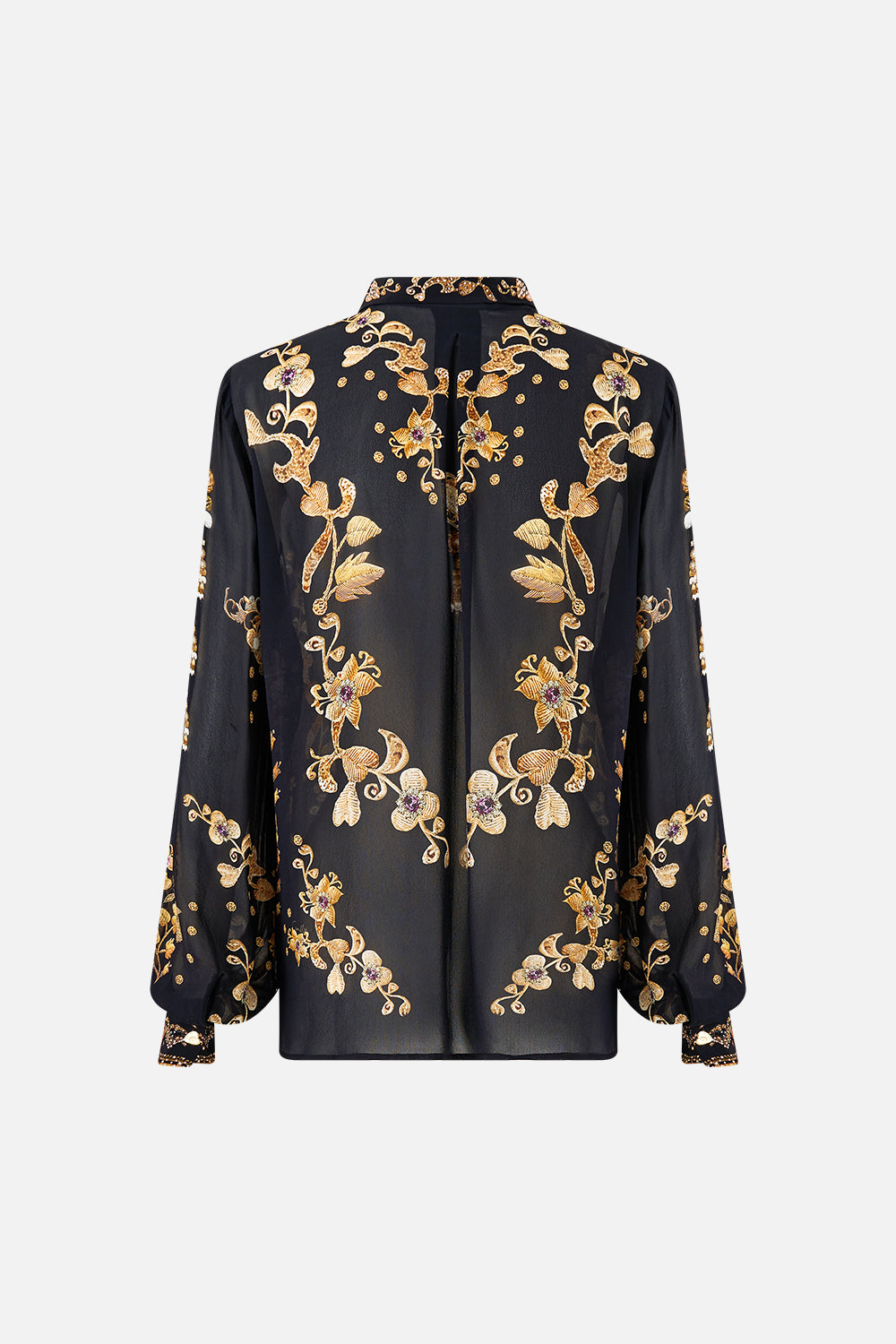 COLLARED SHIRT WITH FRILL NECK DETAIL TAURUS RISING