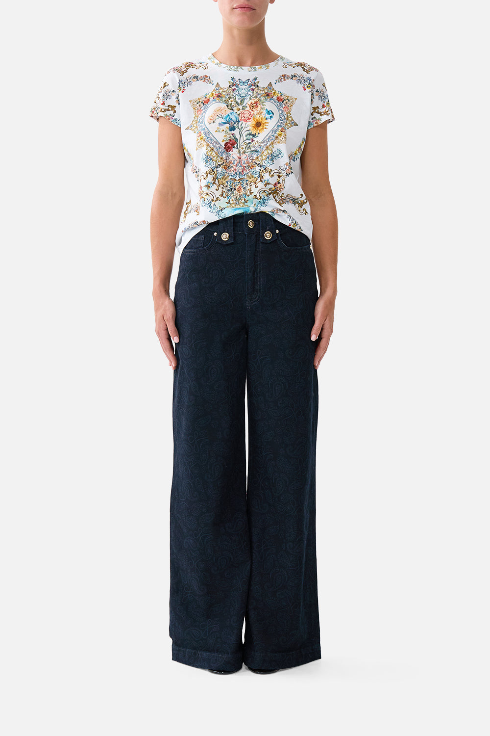 JENNA HIGH WAISTED FLARE DENIM