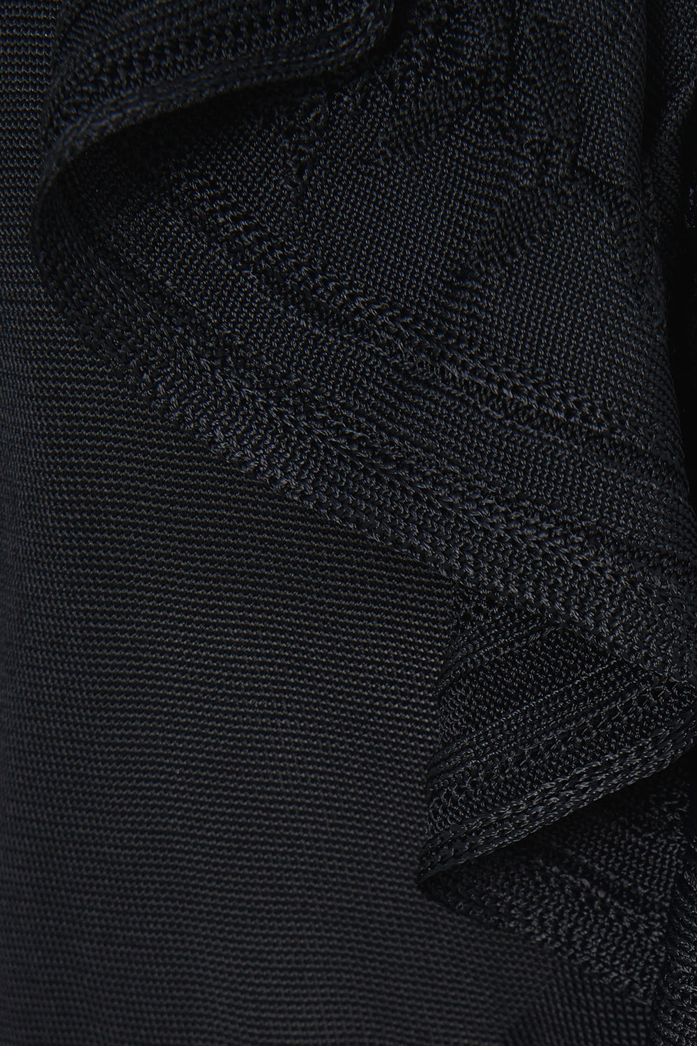 FRILL V NECK KNIT TOP FLAMENCO FOLKLORE